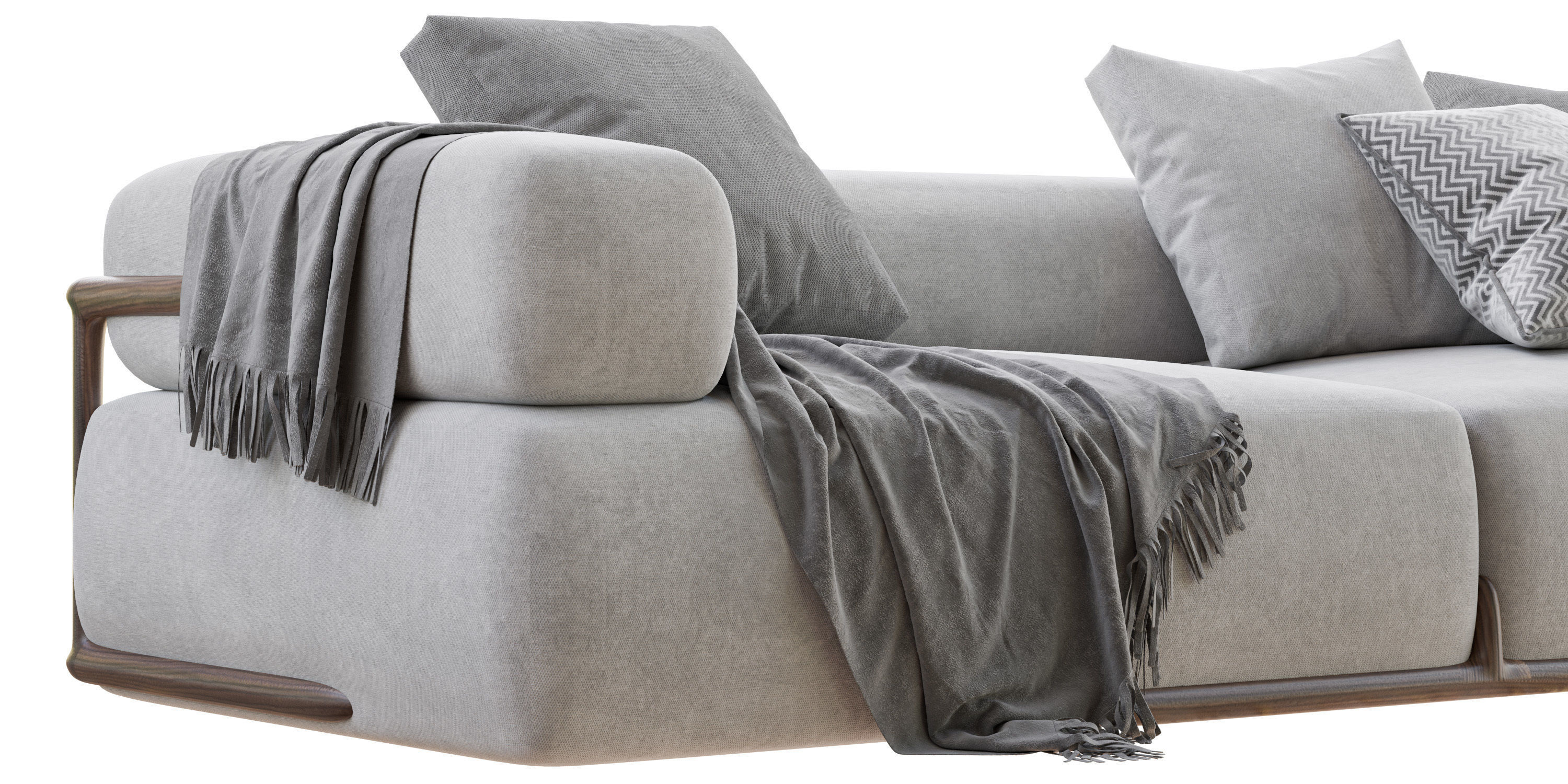 Porada Klem Two Seater Sofa 3D model_14