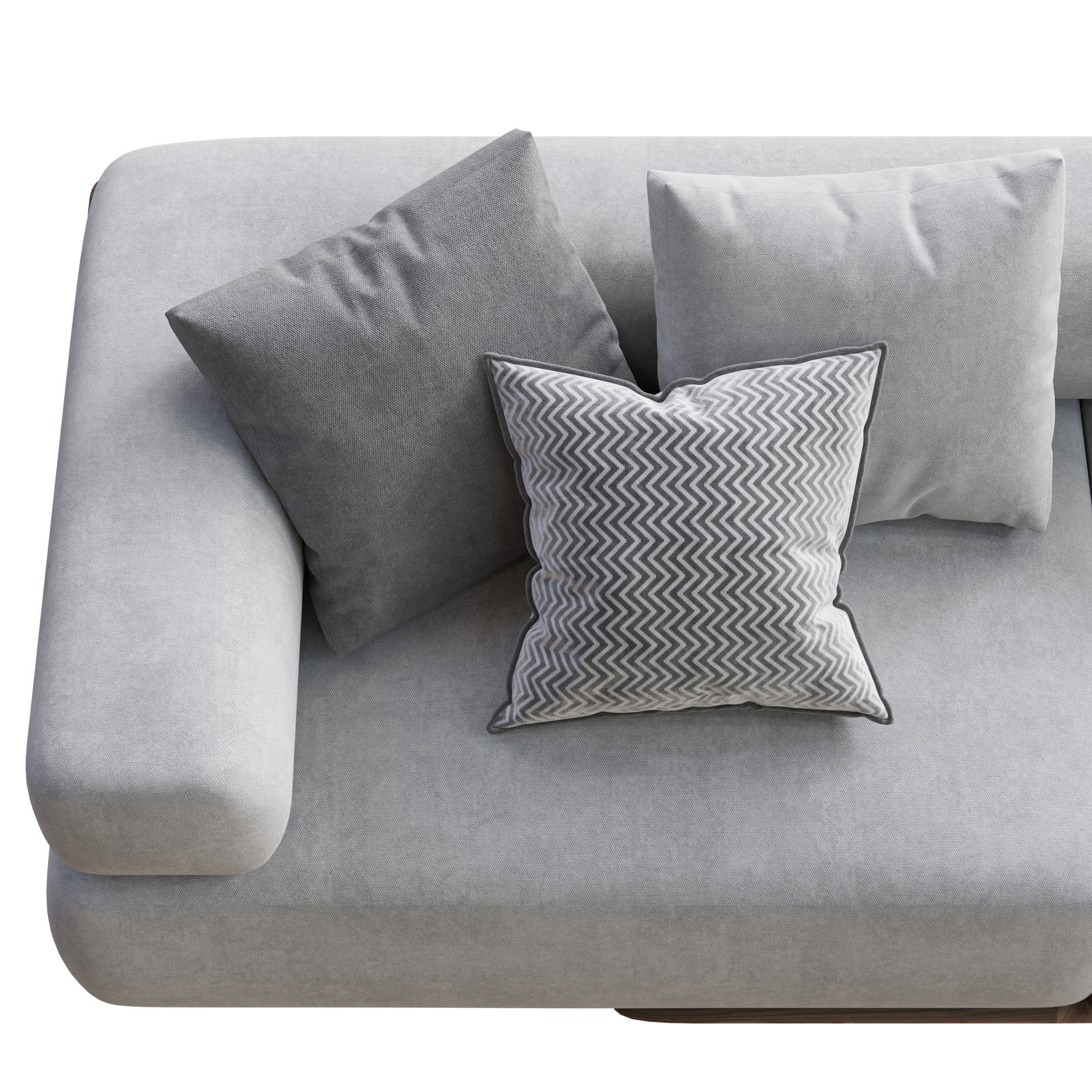 Porada Klem Two Seater Sofa 3D model_4