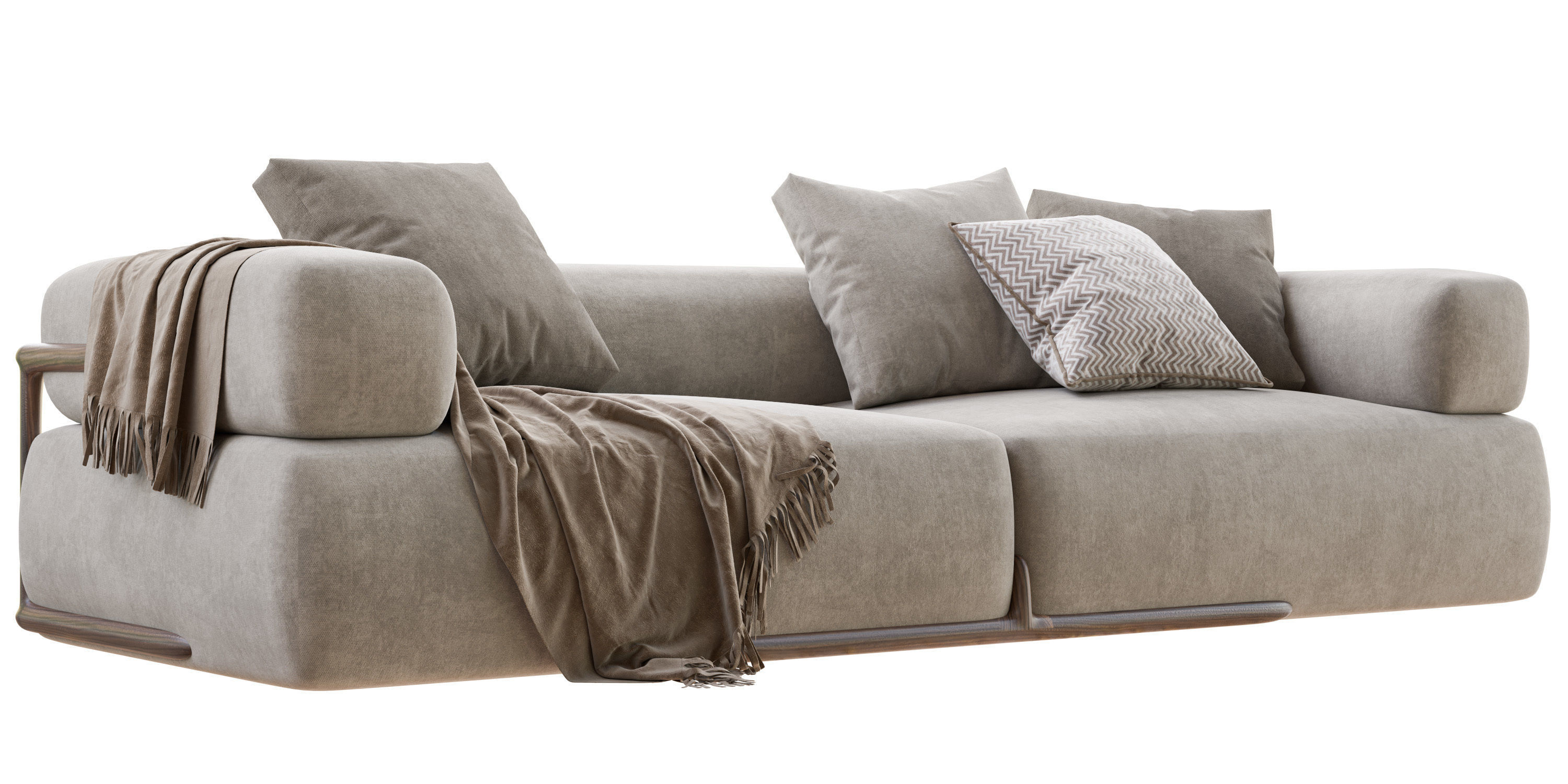 Porada Klem Two Seater Sofa 3D model_7