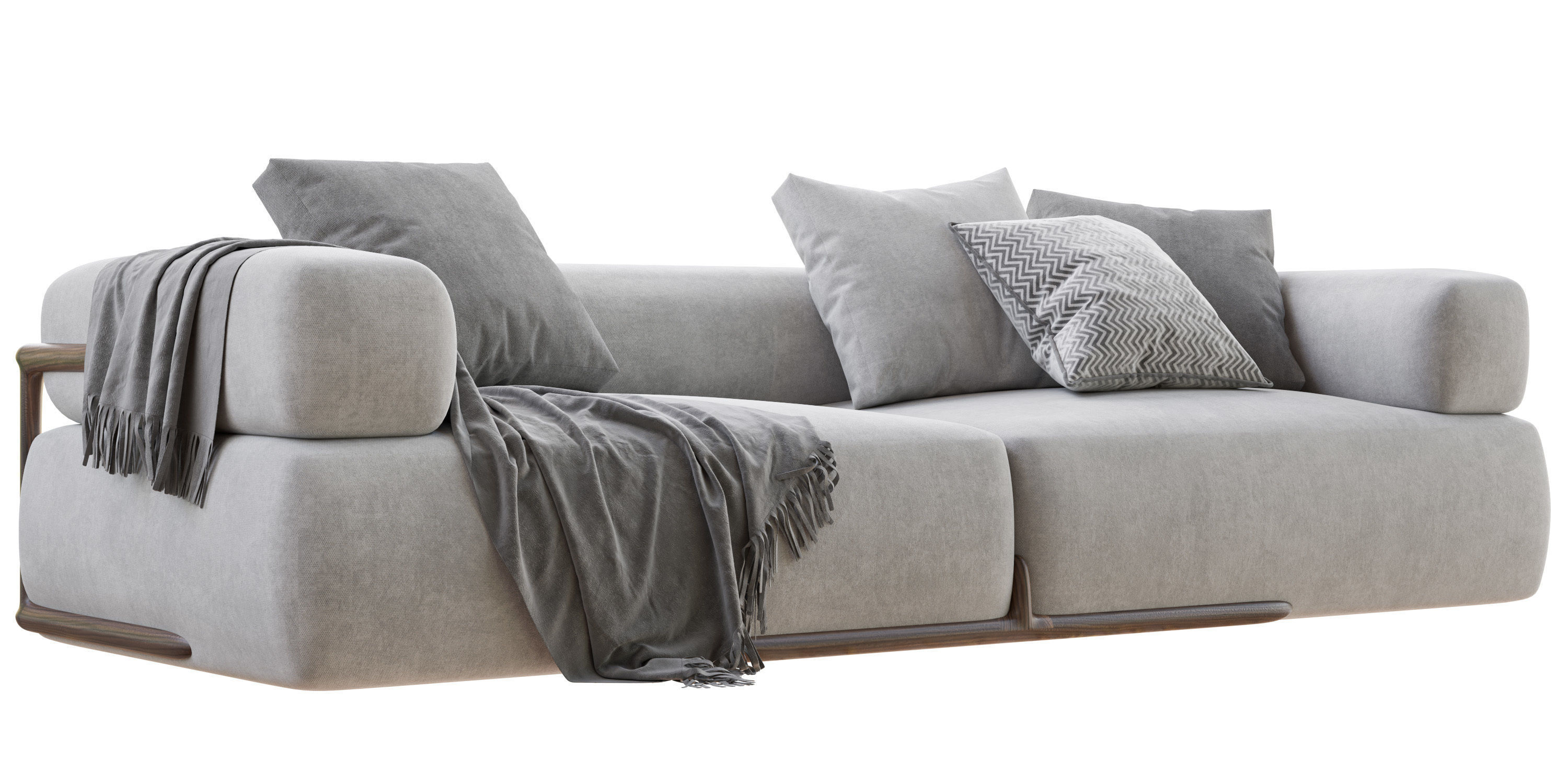 Porada Klem Two Seater Sofa 3D model_12