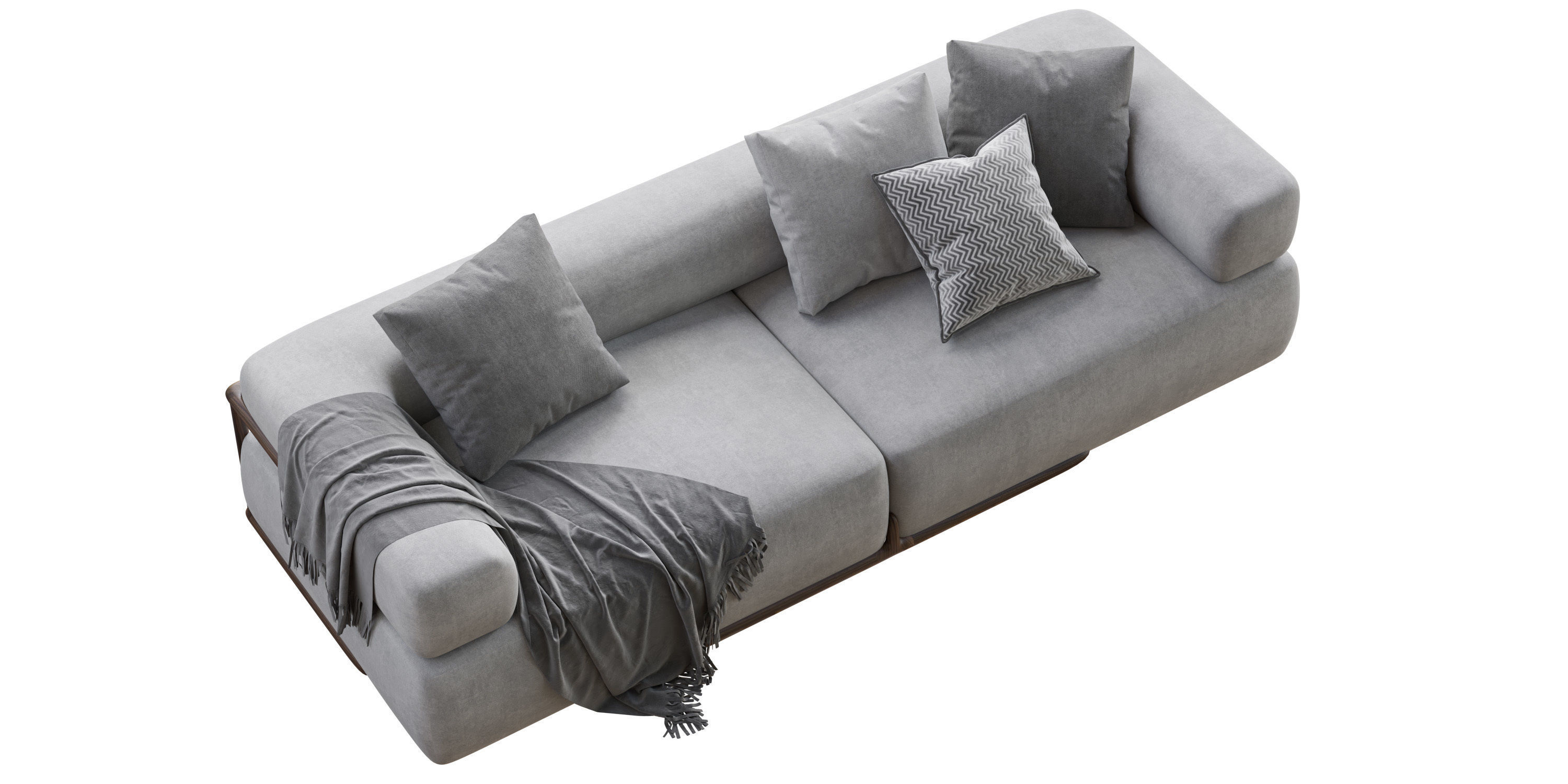 Porada Klem Two Seater Sofa 3D model_10
