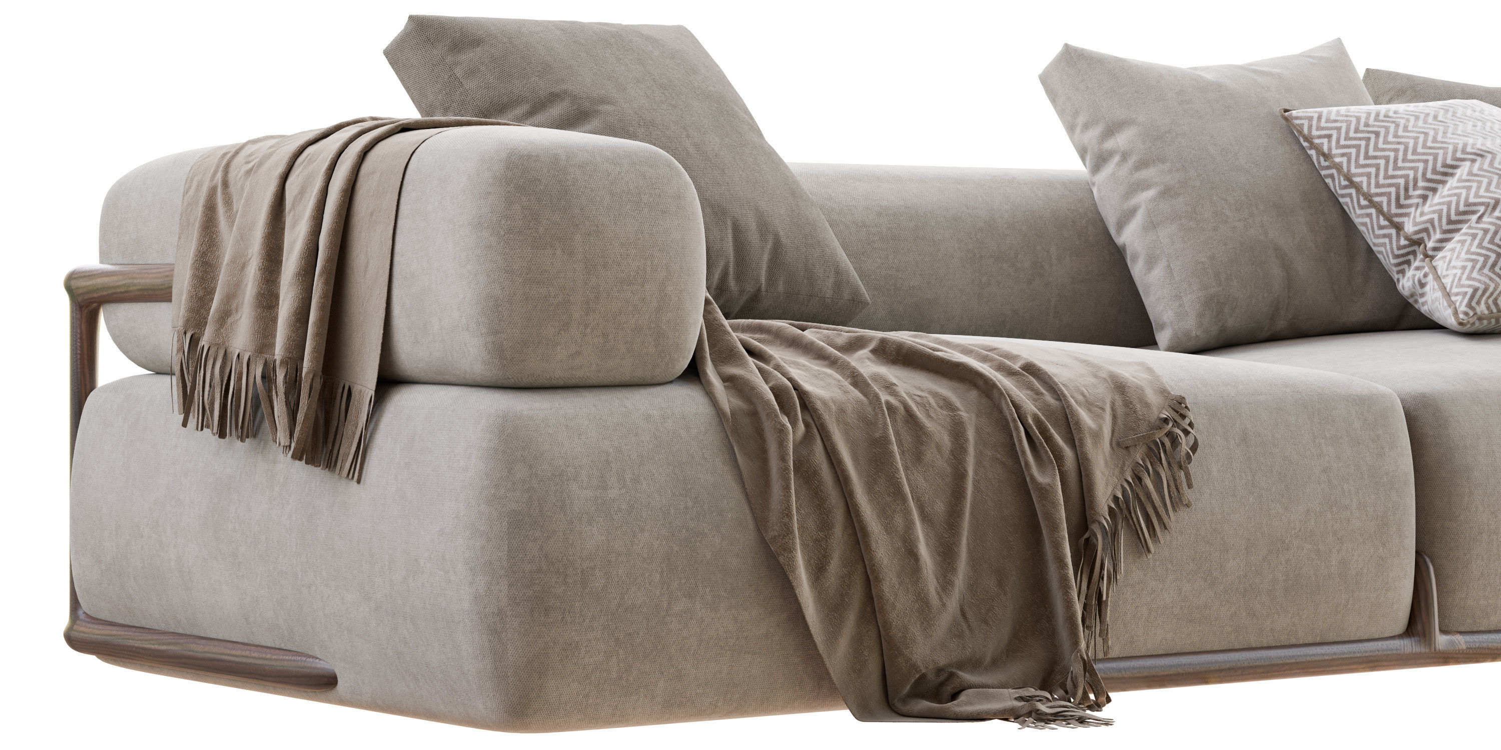 Porada Klem Two Seater Sofa 3D model_13