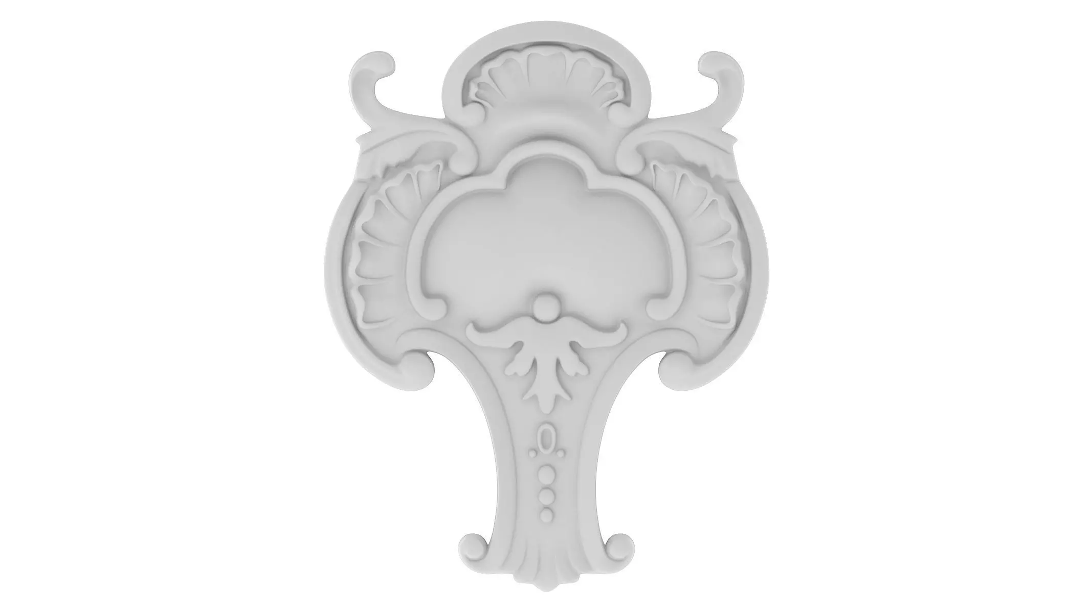 Cartouche Ornament 020 3D model_0