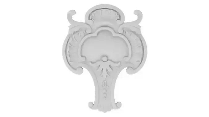 Cartouche Ornament 020