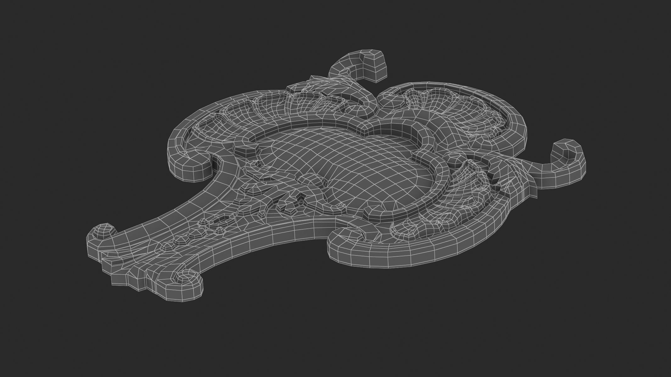 Cartouche Ornament 020 3D model_9