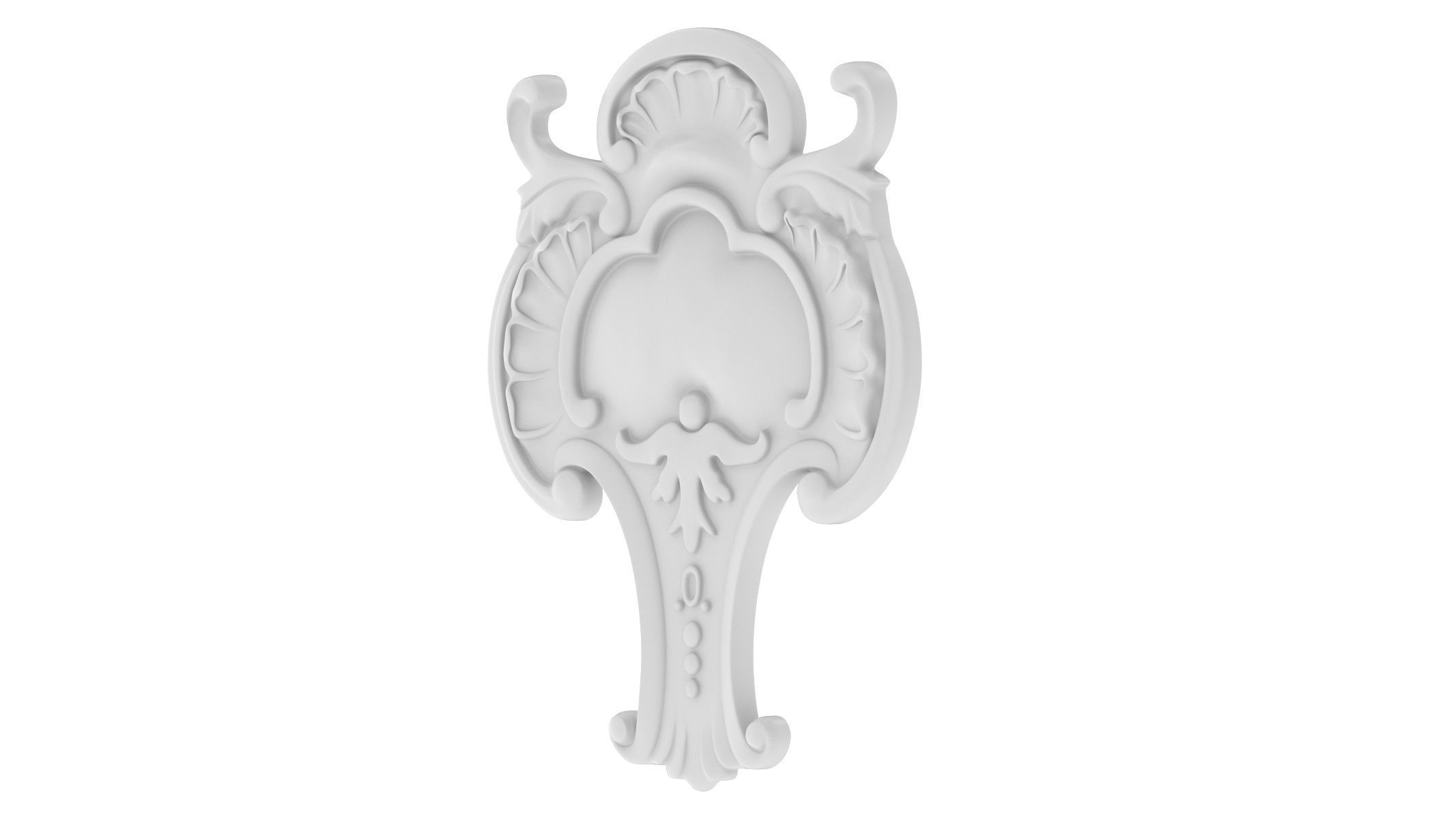 Cartouche Ornament 020 3D model_2