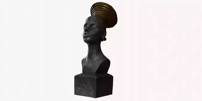Nubian Kandake Woman Bust