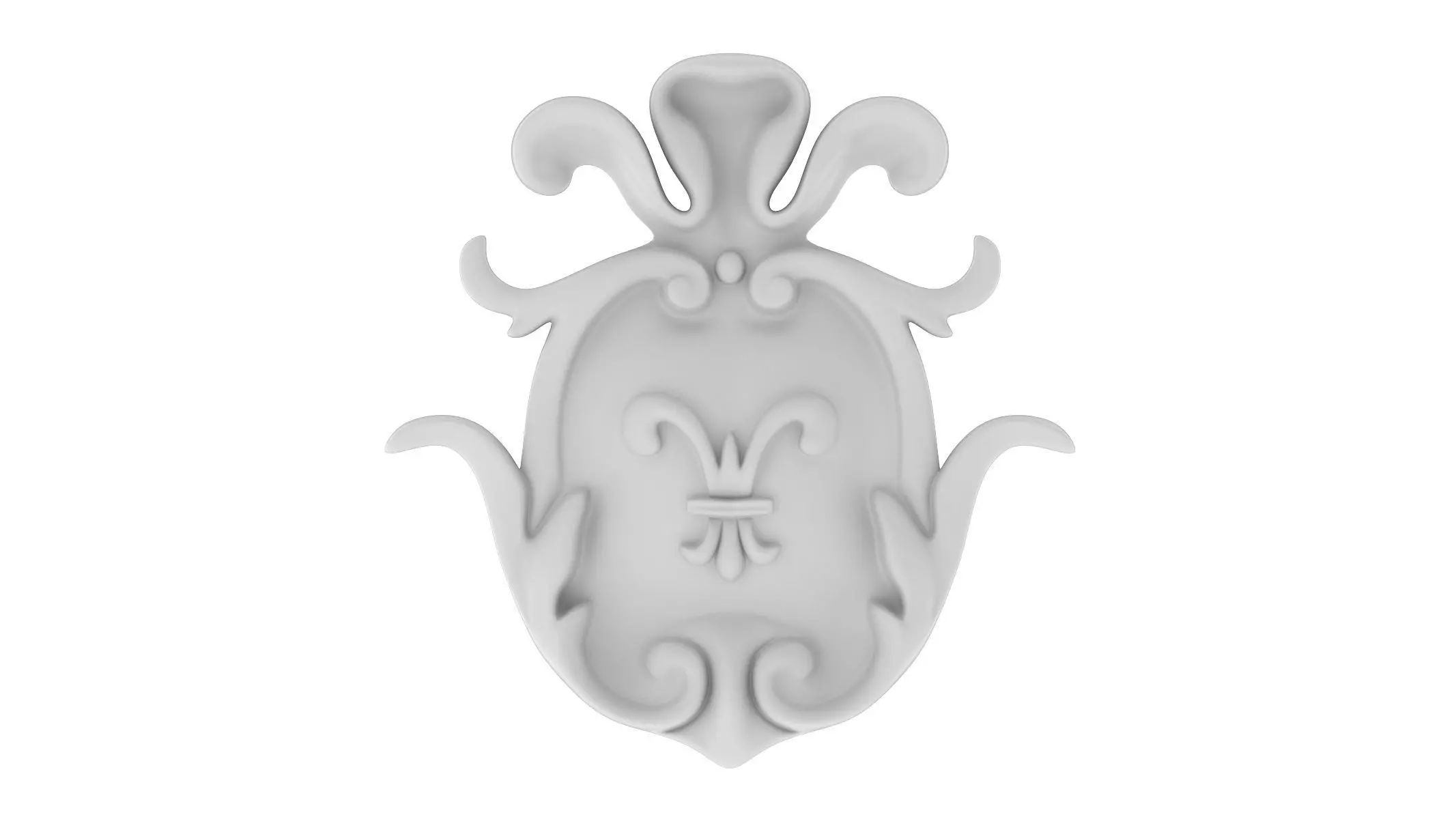 Cartouche Ornament 021 3D model