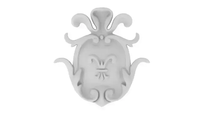 Cartouche Ornament 021