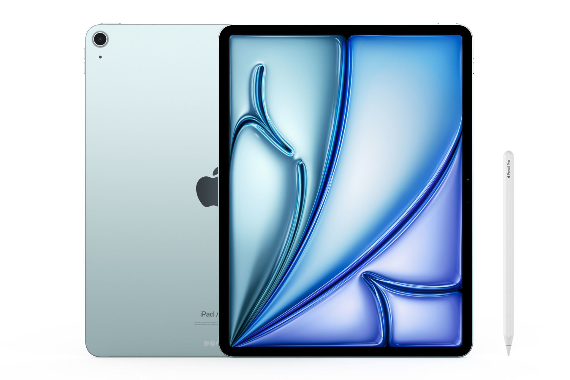 Apple iPad Air M2 11 and 13 inch 2024 3D model_2