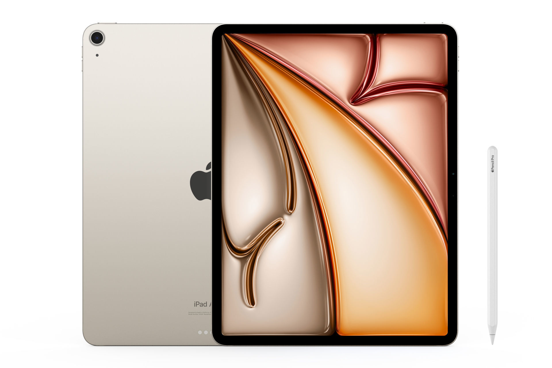 Apple iPad Air M2 11 and 13 inch 2024 3D model_3