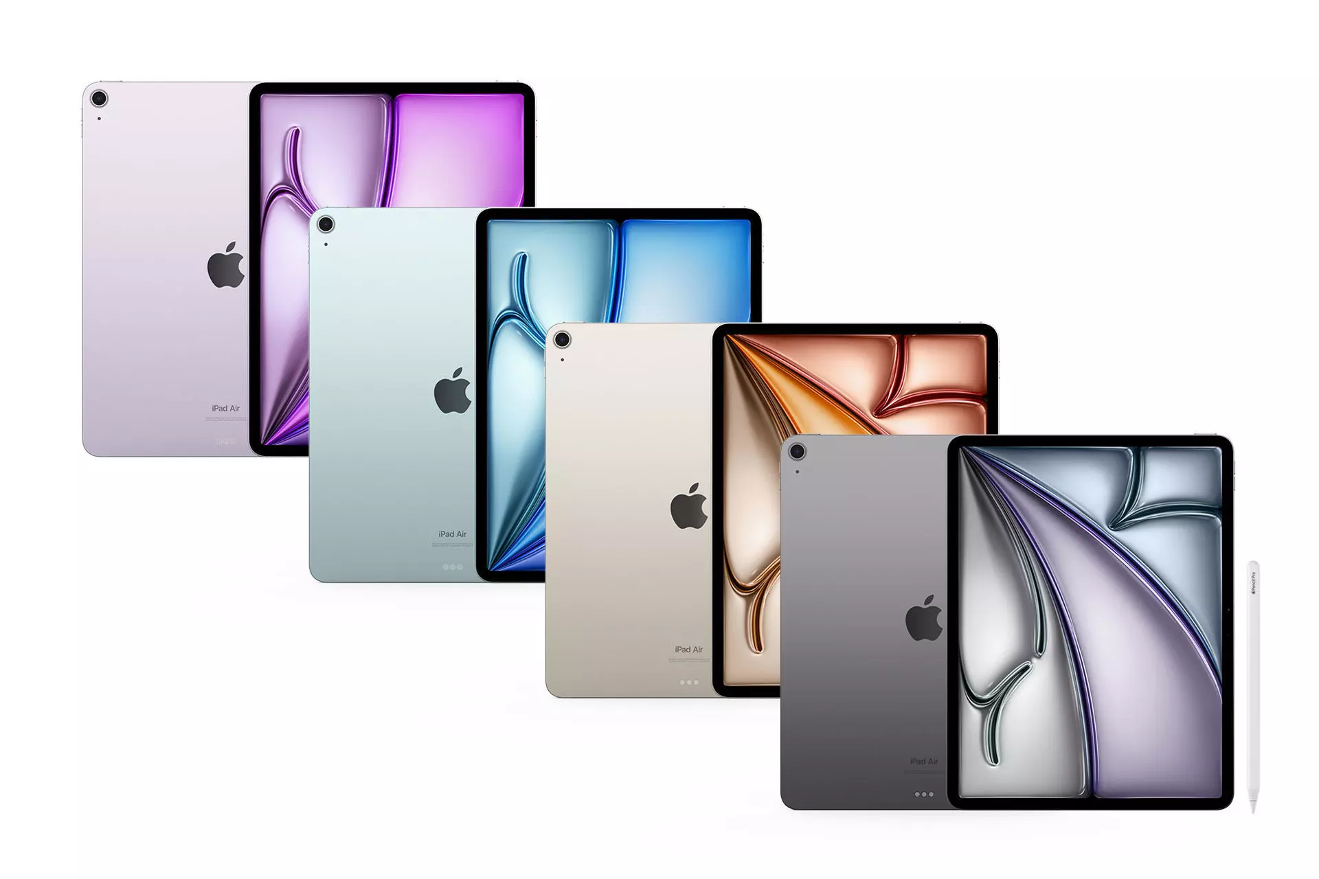 Apple iPad Air M2 11 and 13 inch 2024 3D model_0