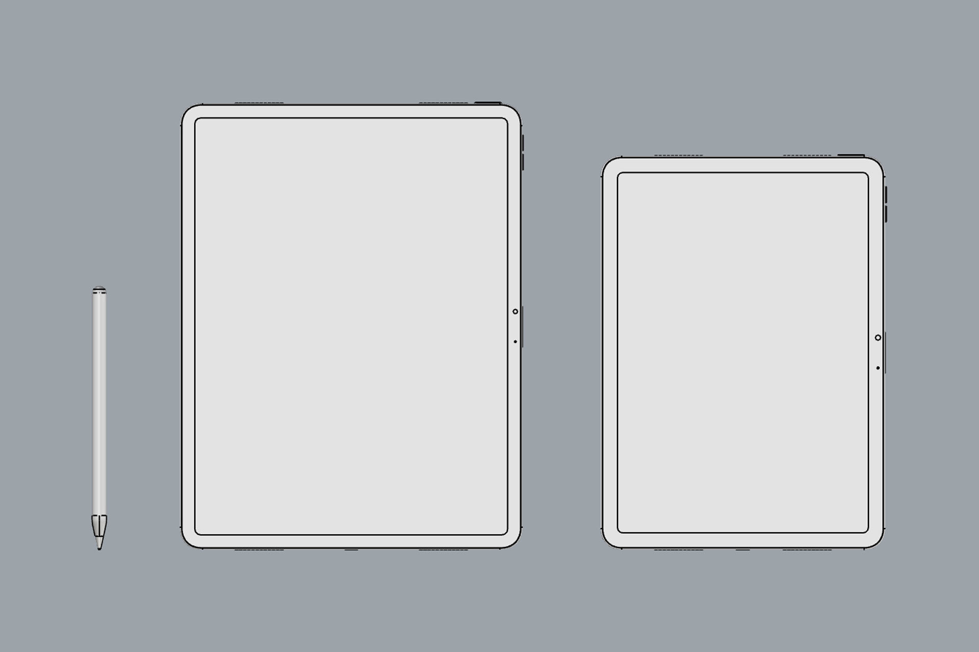 Apple iPad Air M2 11 and 13 inch 2024 3D model_17