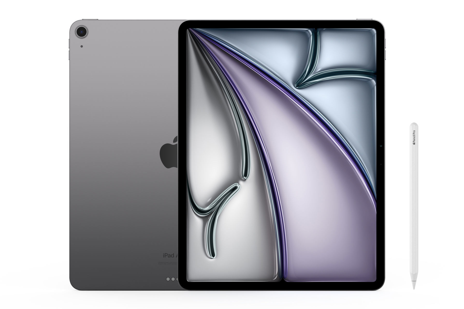 Apple iPad Air M2 11 and 13 inch 2024 3D model_4