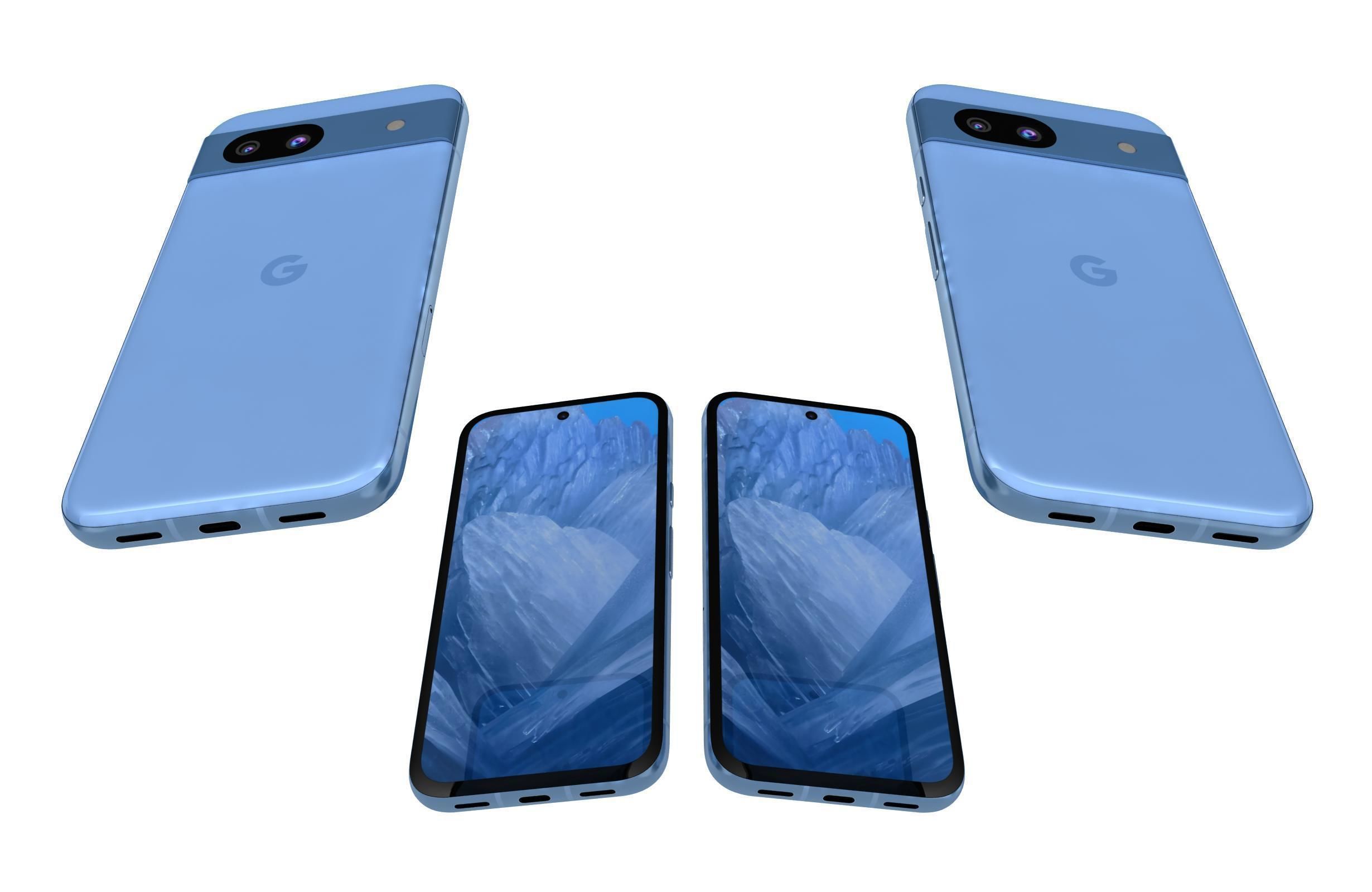 Google Pixel 8a Bay 3D model_5