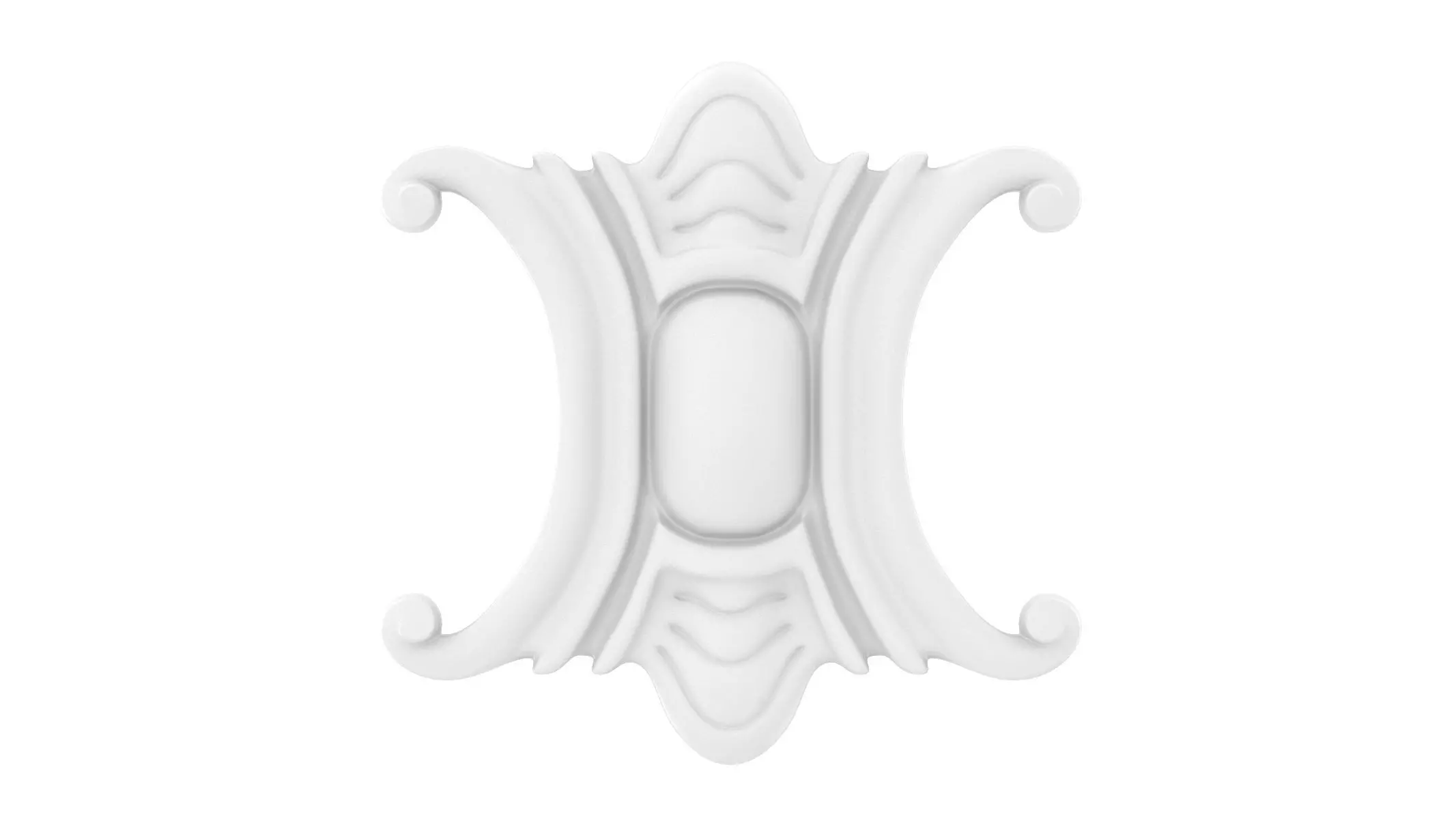 Cartouche Ornament 022 3D model_0