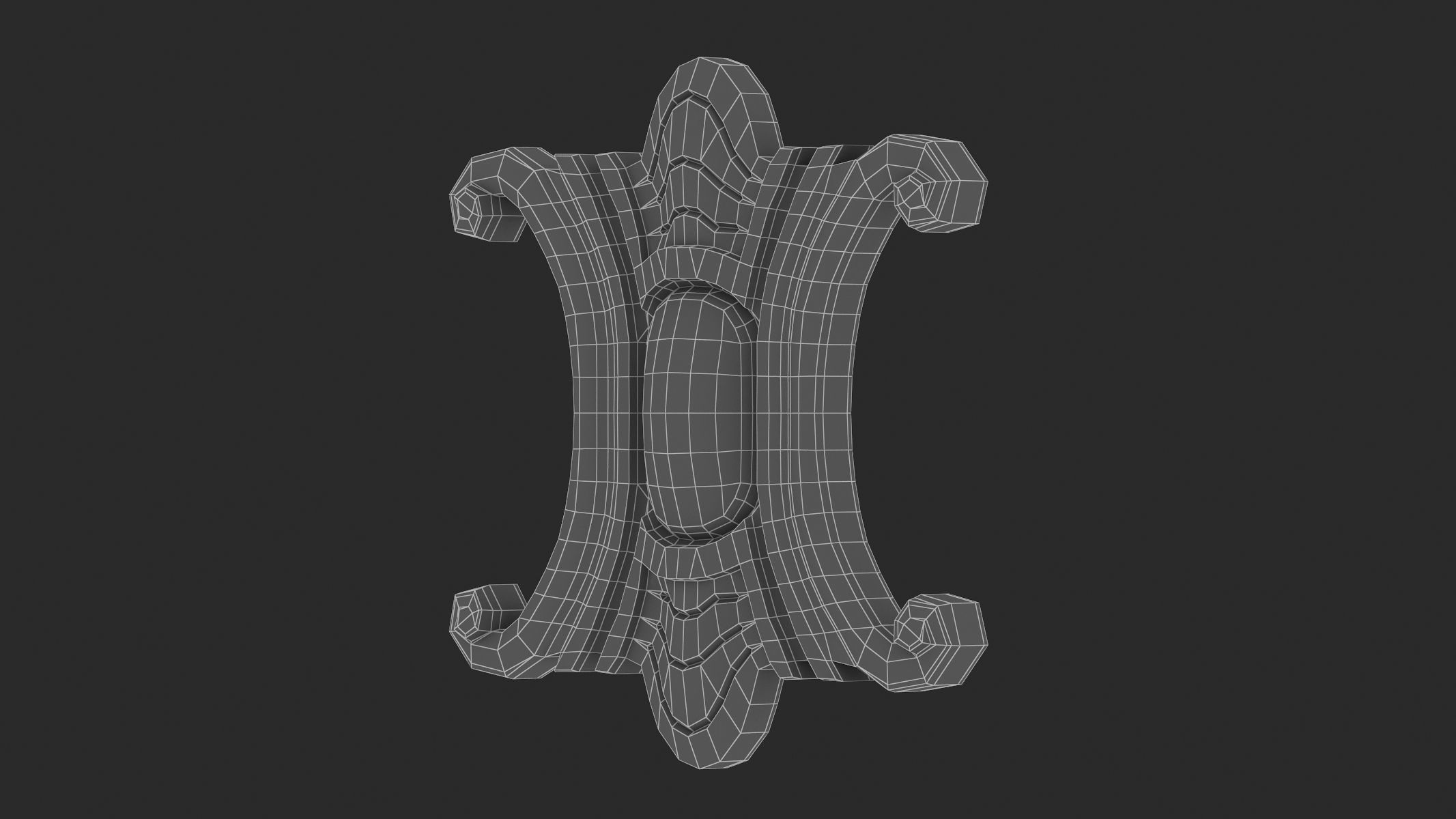 Cartouche Ornament 022 3D model_7