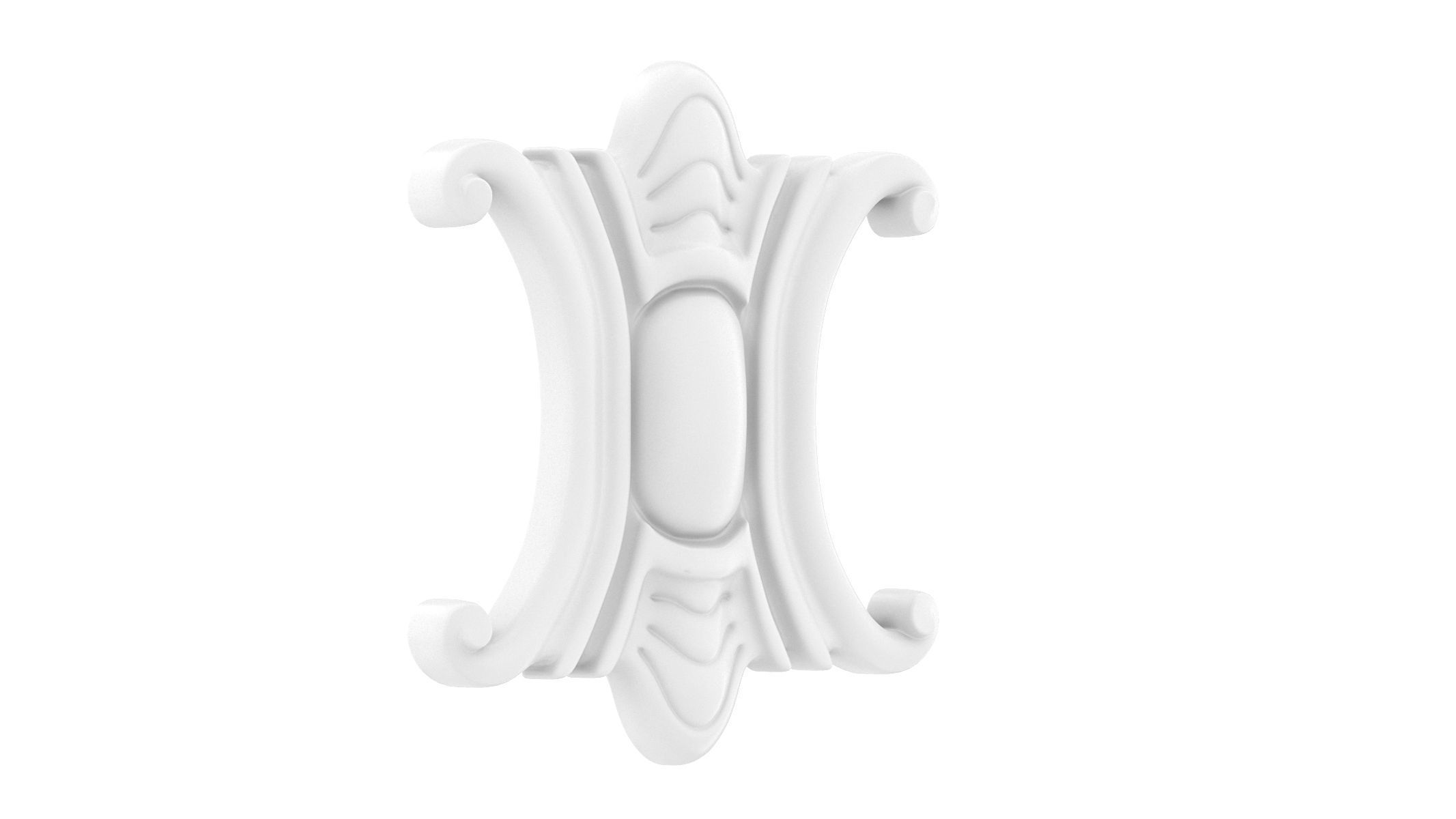 Cartouche Ornament 022 3D model_1