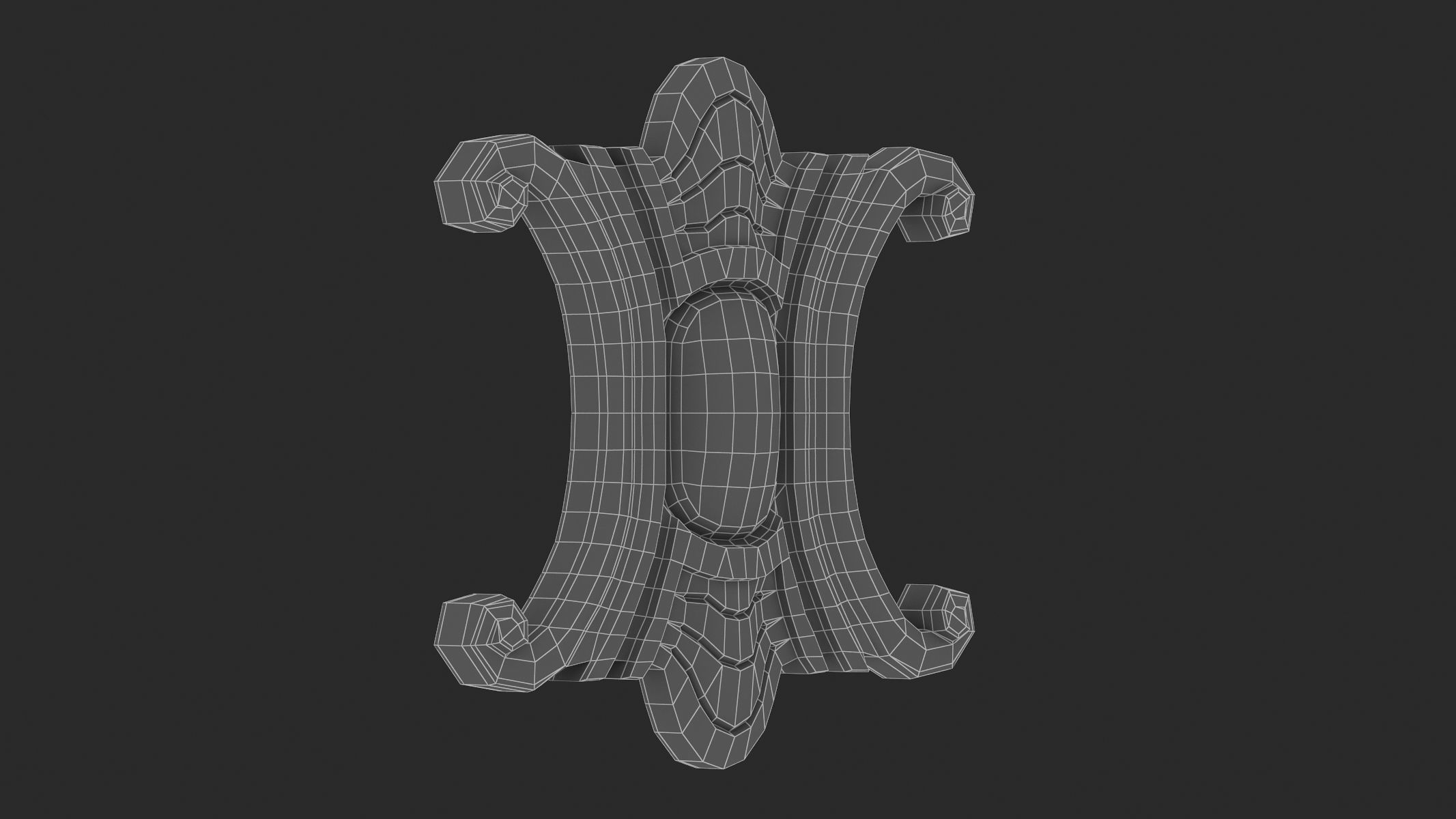Cartouche Ornament 022 3D model_6