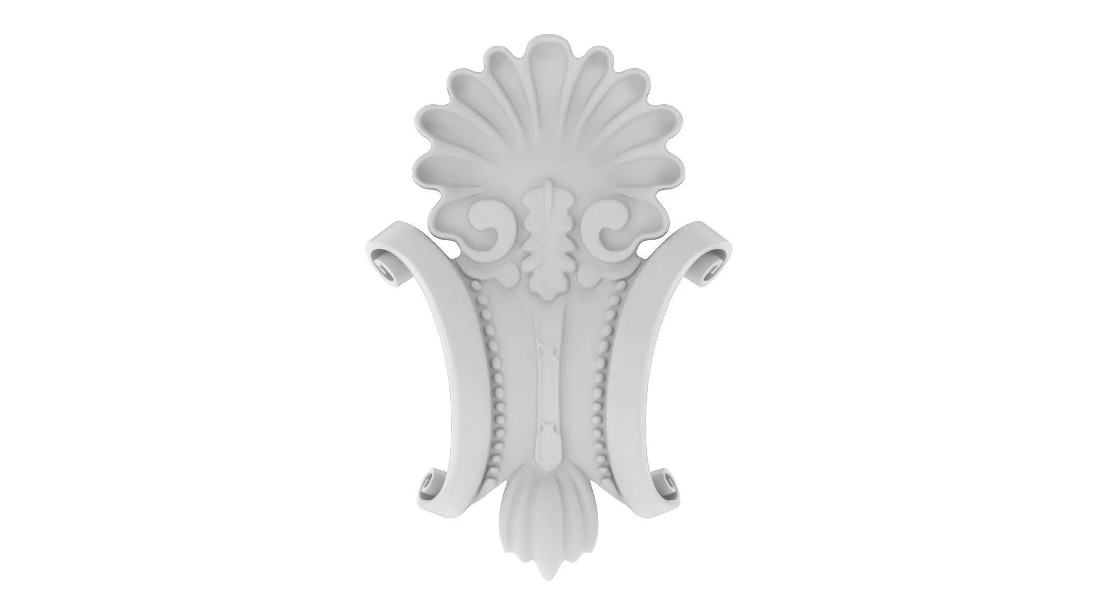 Cartouche Ornament 024 3D model