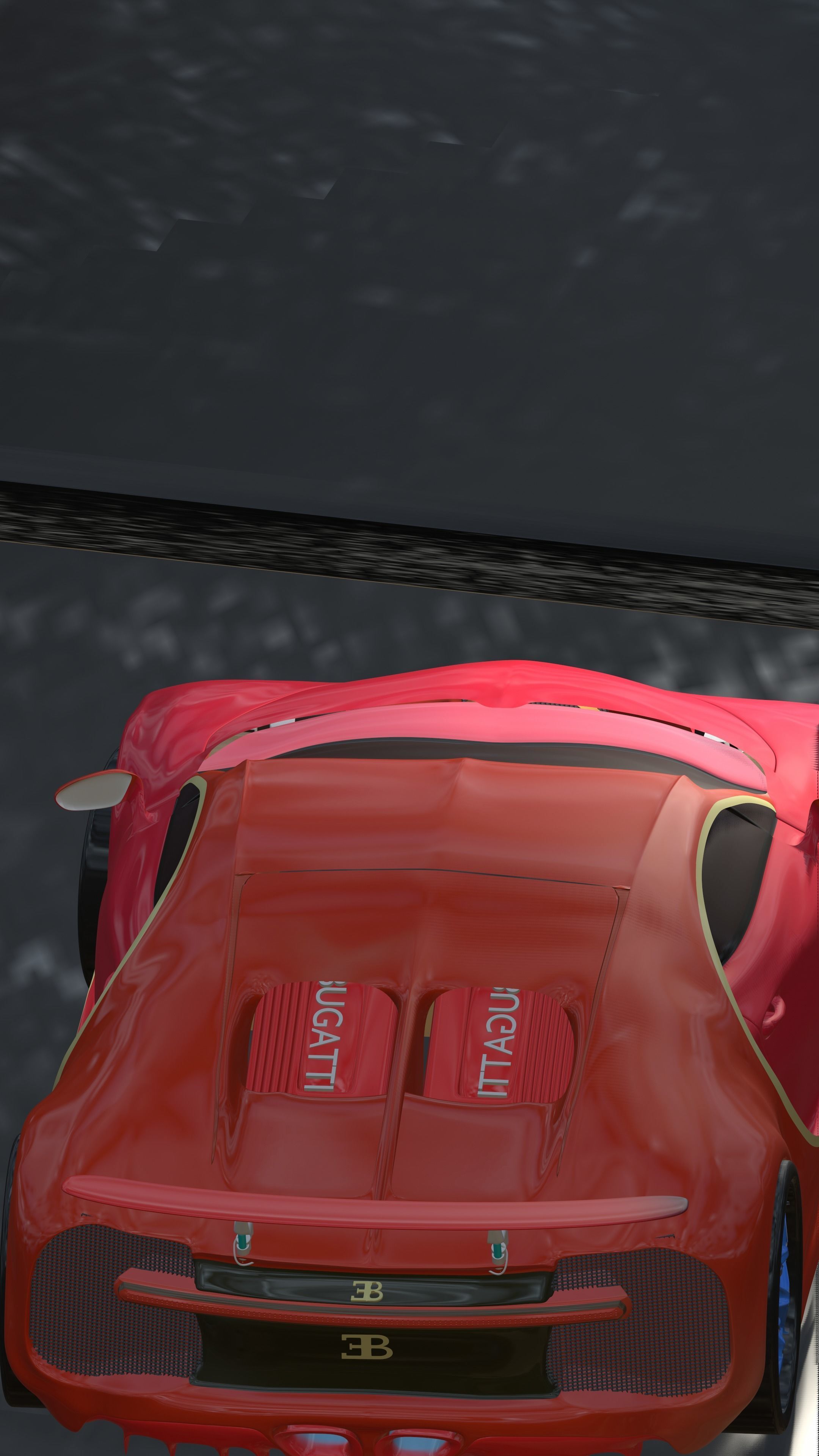 Bugati car model Free low-poly 3D model_3