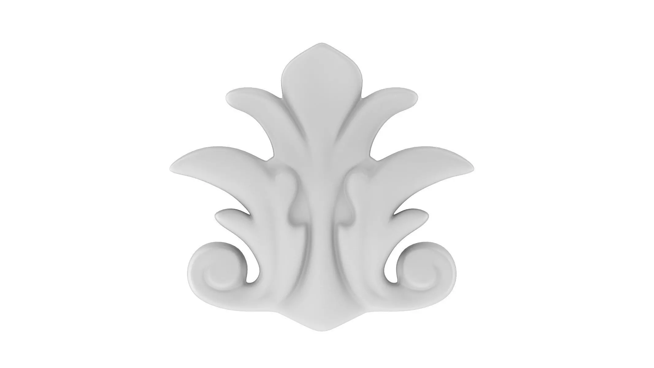 Cartouche Ornament 026  3D model_0