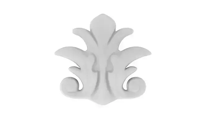 Cartouche Ornament 026  3D model