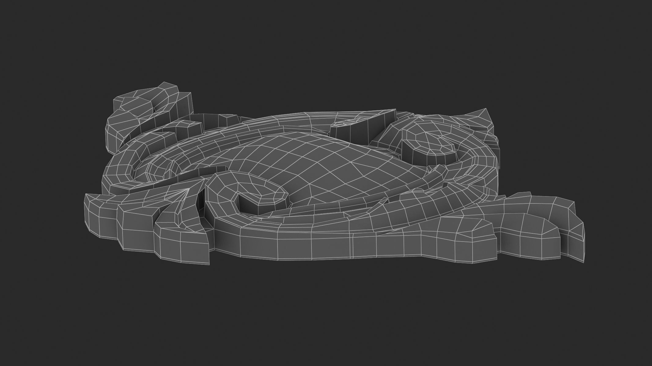 Cartouche Ornament 029 3D model_9