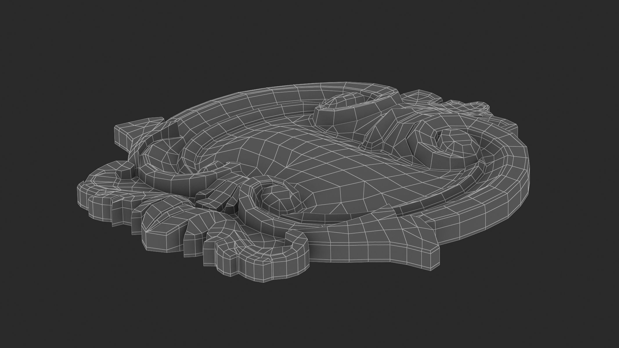 Cartouche Ornament 031 3D model_9