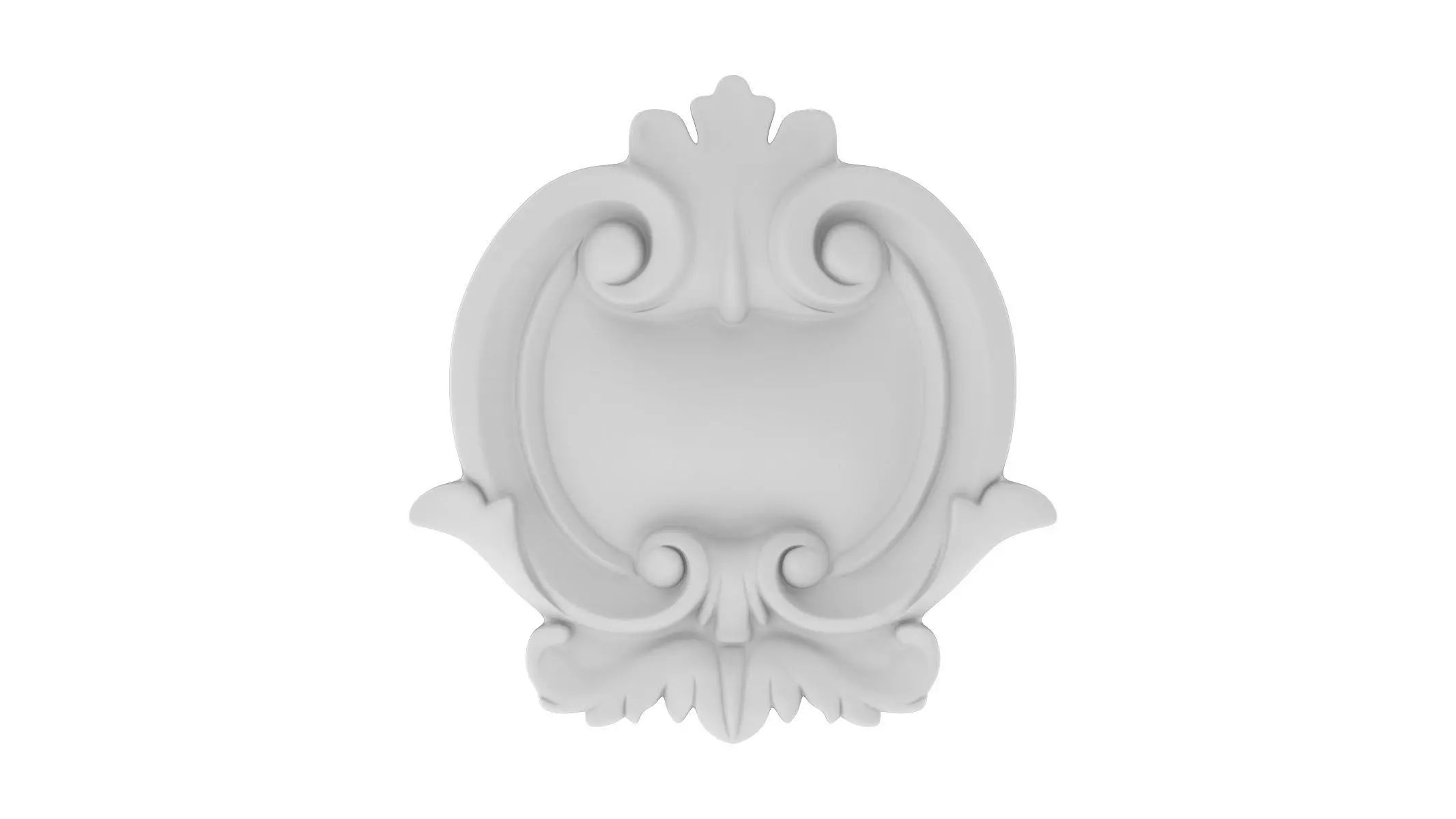 Cartouche Ornament 031 3D model_0