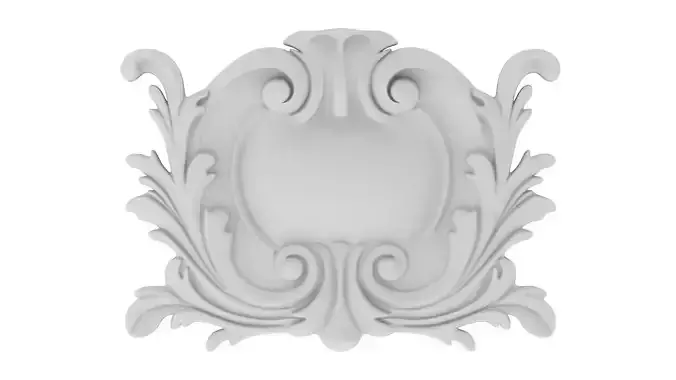 Cartouche Ornament 032