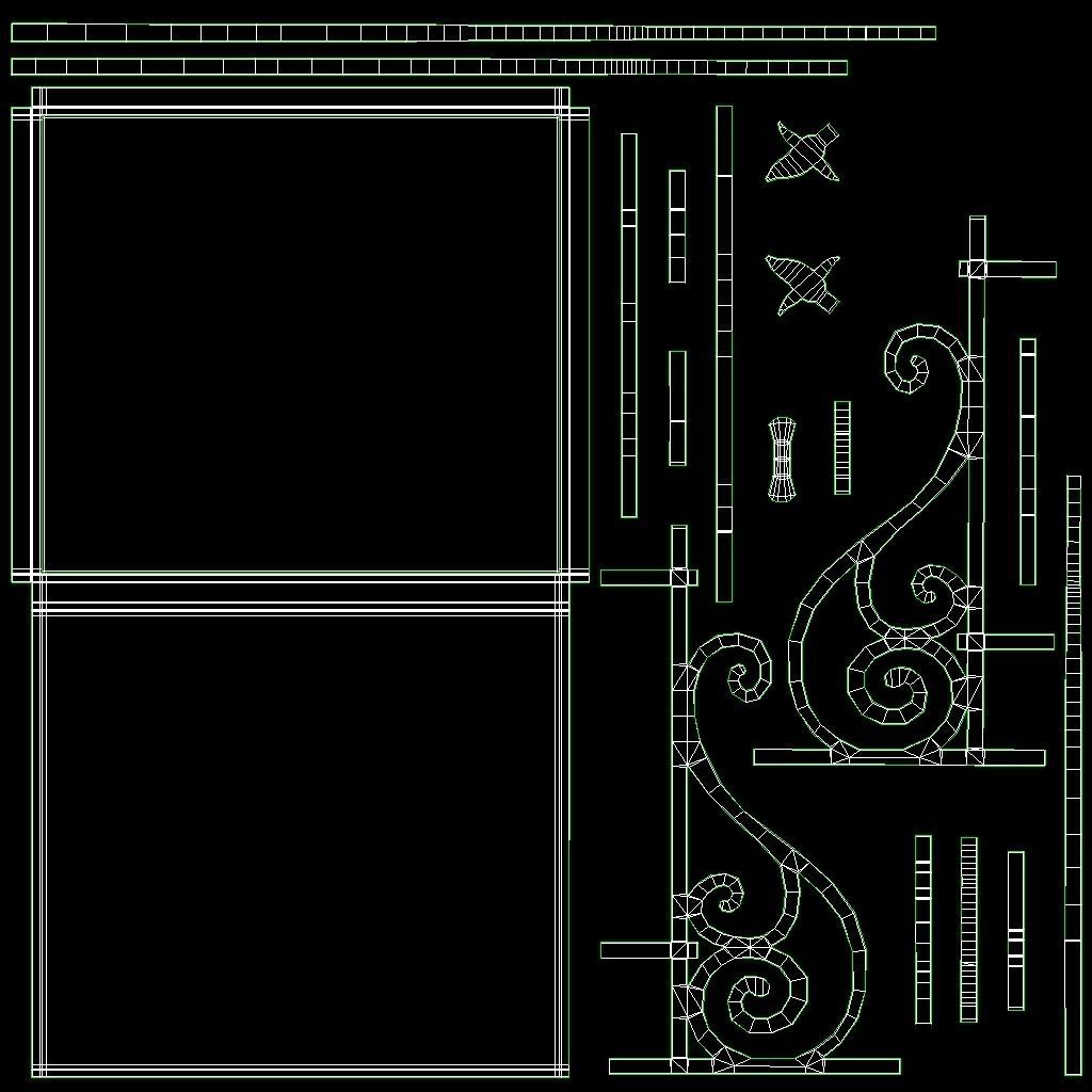 Street Signboard Low-poly 3D model_12
