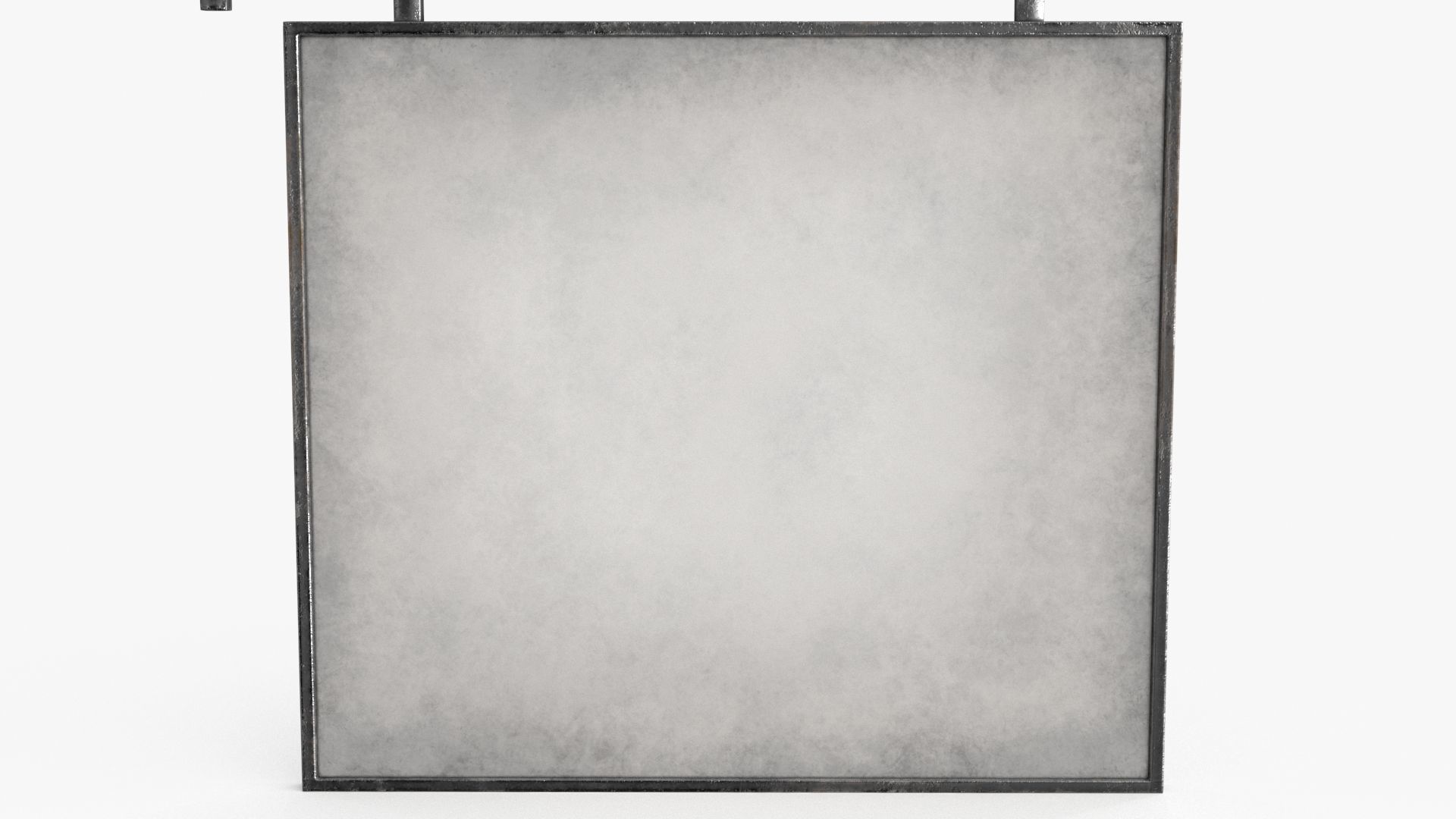 Street Signboard Low-poly 3D model_4