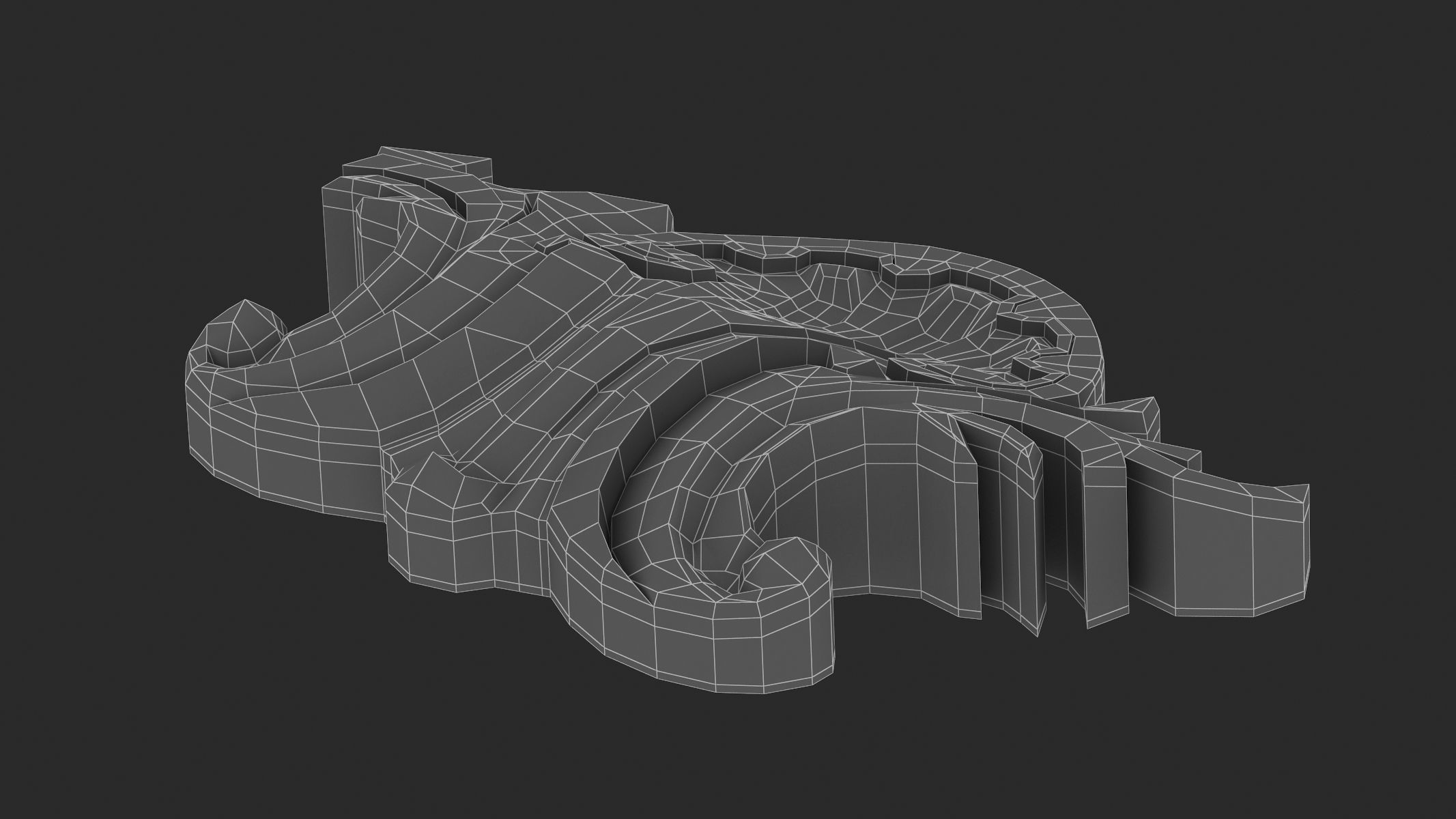 Cartouche Ornament 034 3D model_9