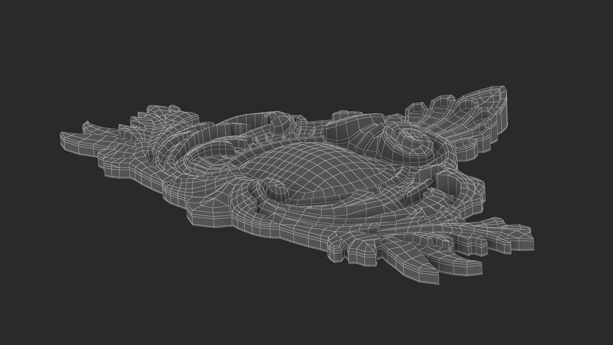 Cartouche Ornament 035 3D model_9