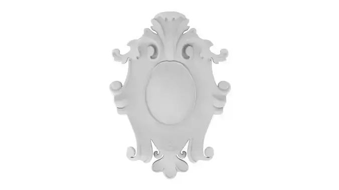 Cartouche Ornament 036
