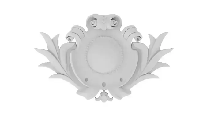 Cartouche Ornament 037