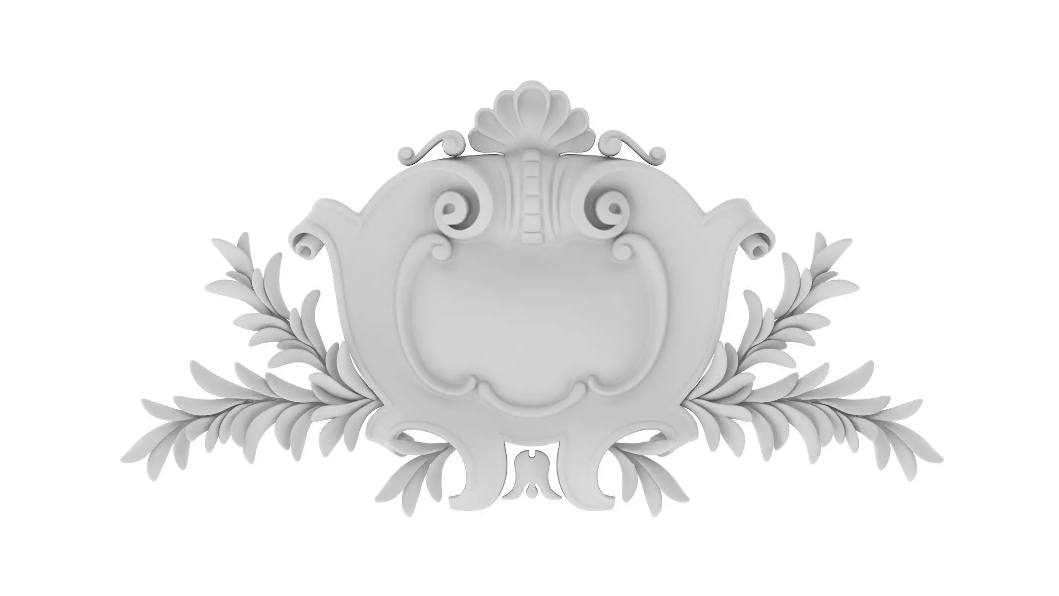 Cartouche Ornament 039 3D model