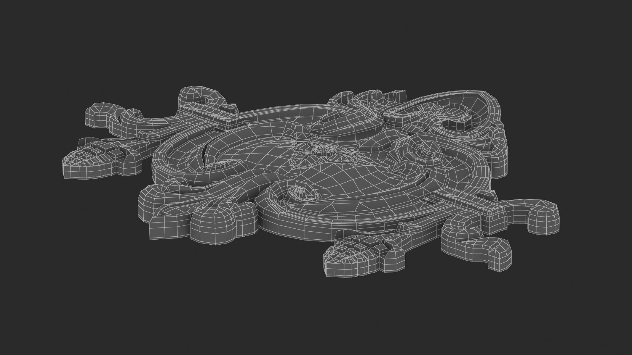 Cartouche Ornament 040 3D model_9