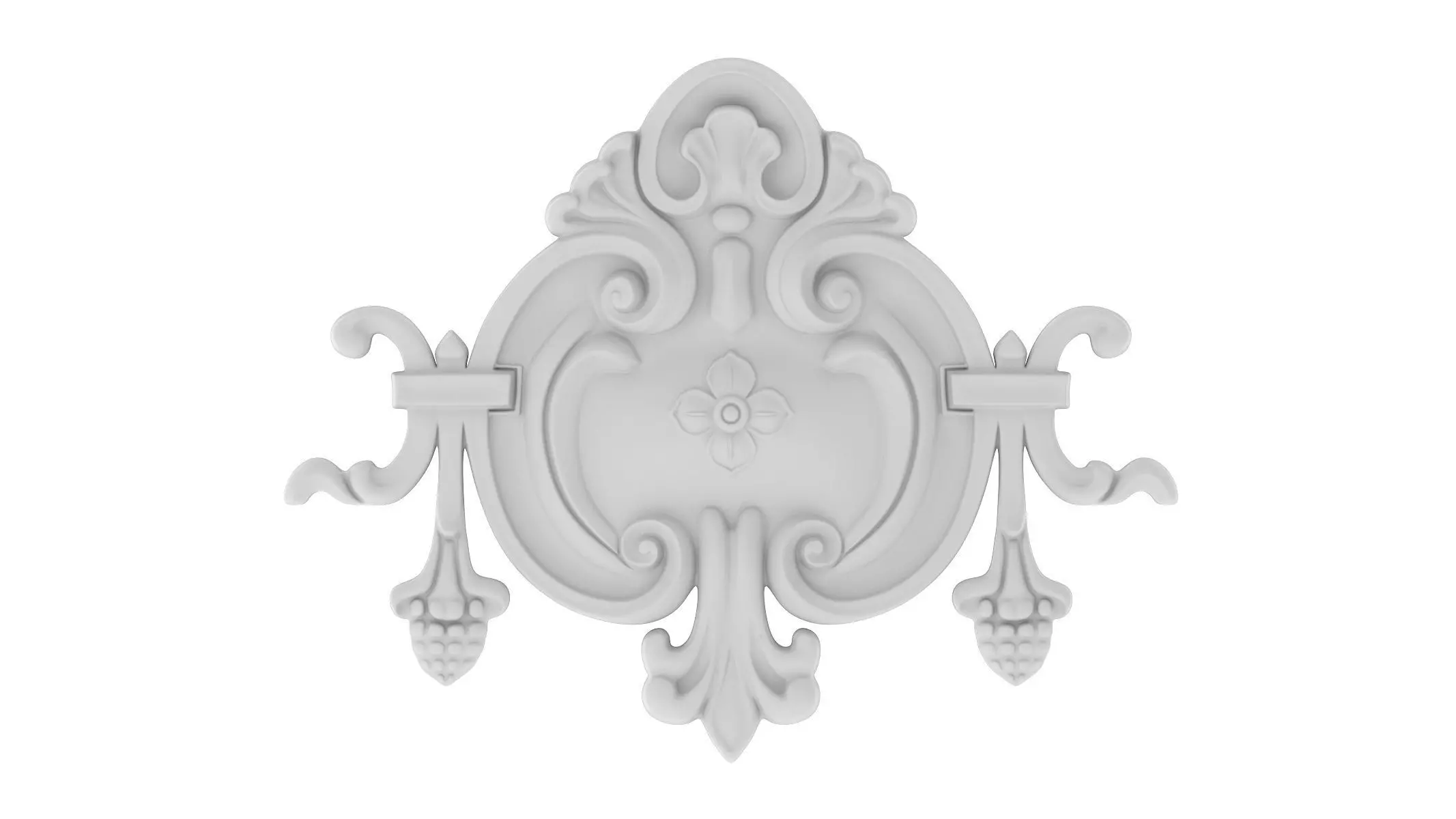 Cartouche Ornament 040 3D model_0