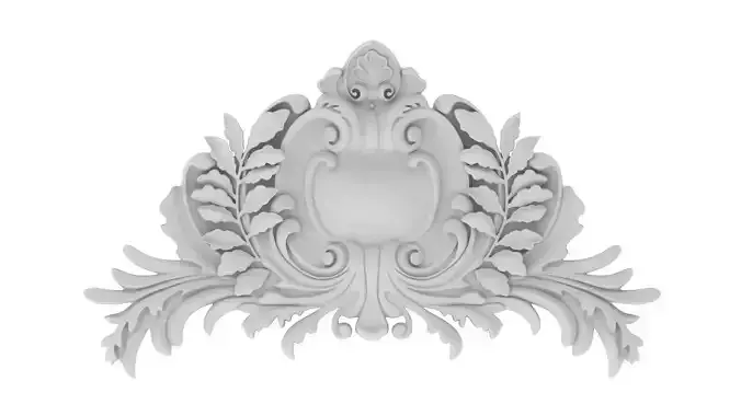 Cartouche Ornament 041