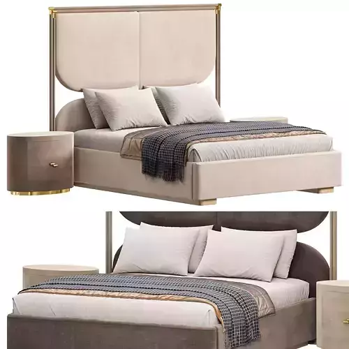 BOHEME Bed by Rugiano