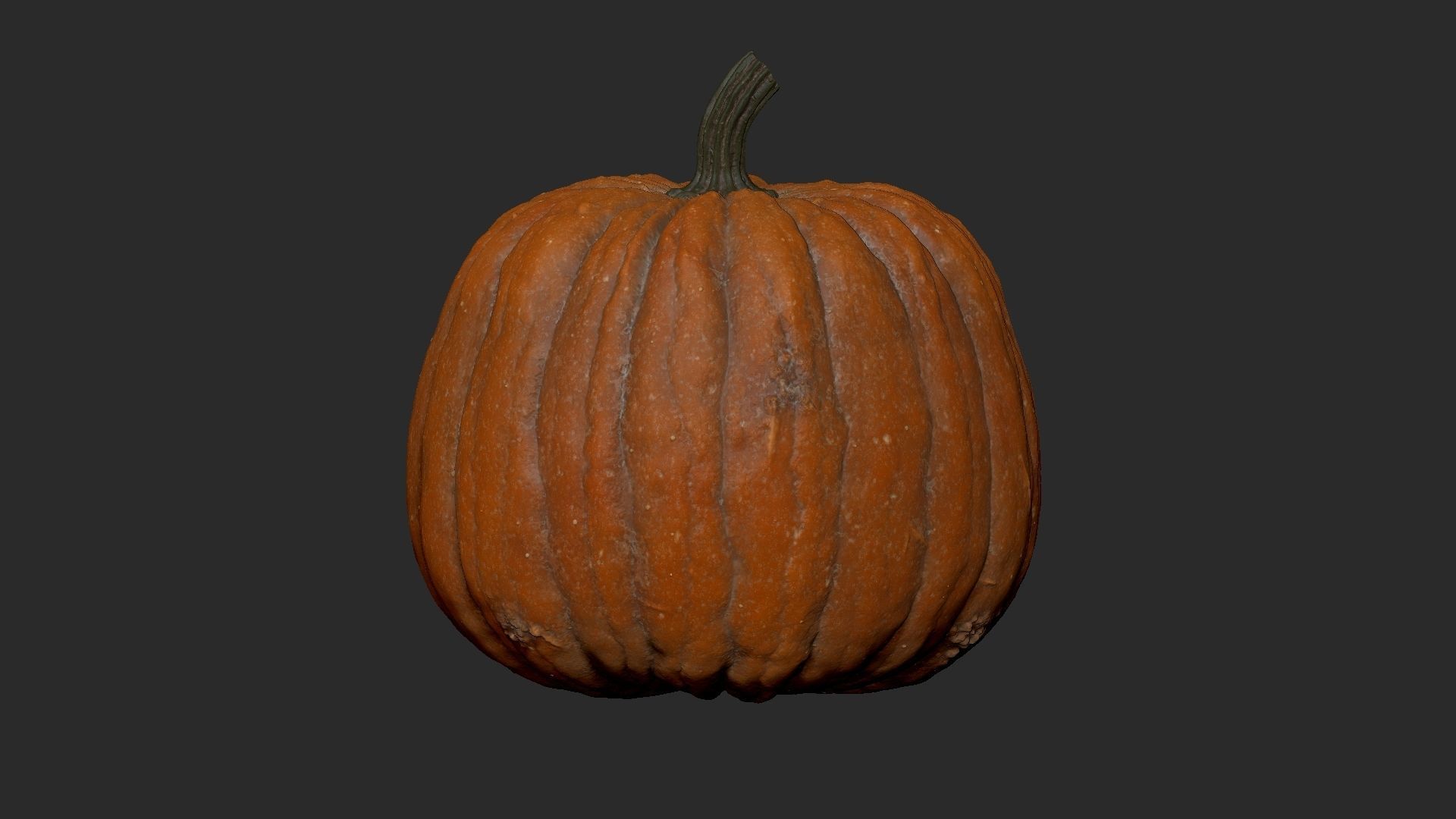 Halloween old pumpkin ZB high model 3D model_13