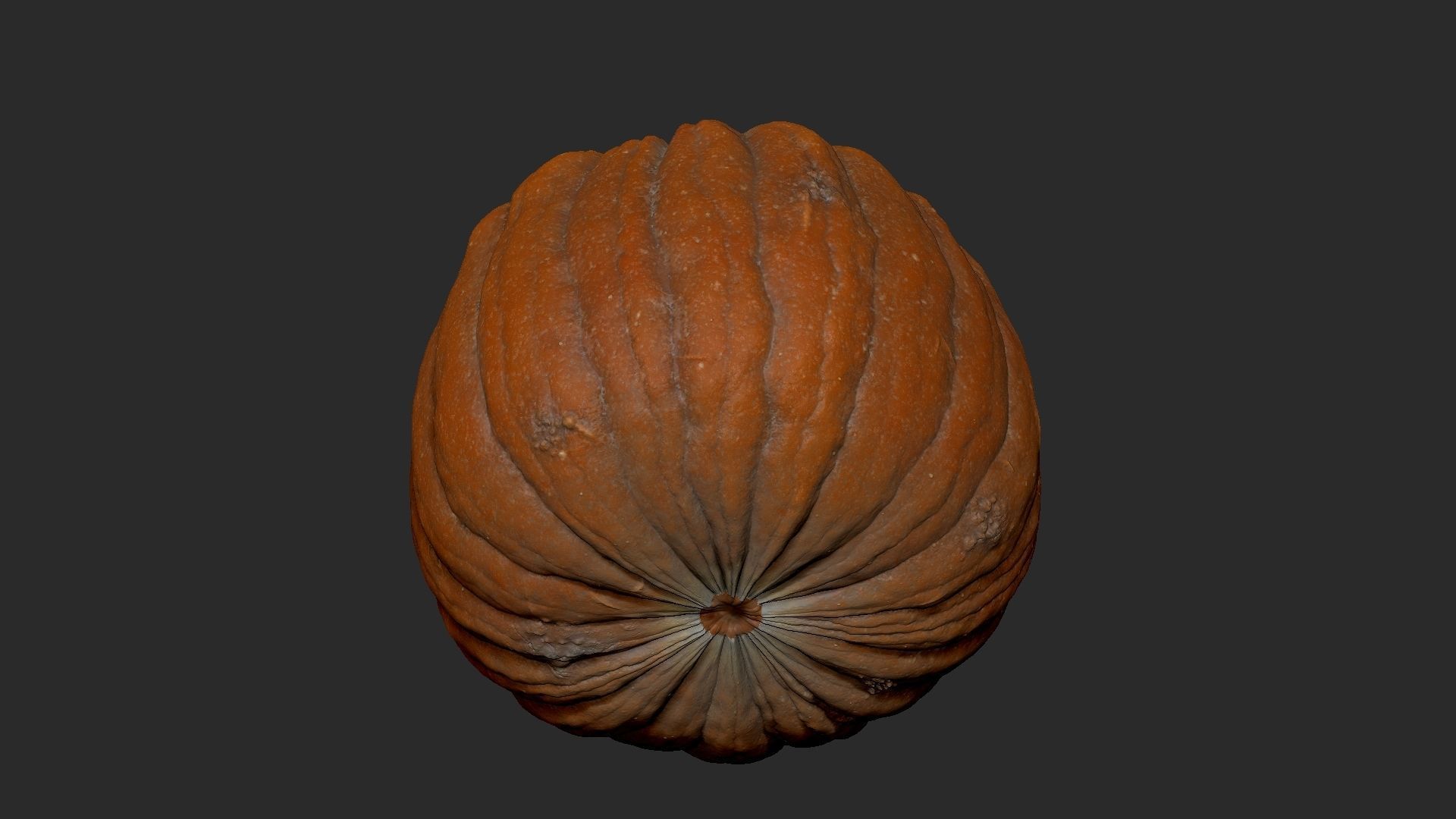 Halloween old pumpkin ZB high model 3D model_11