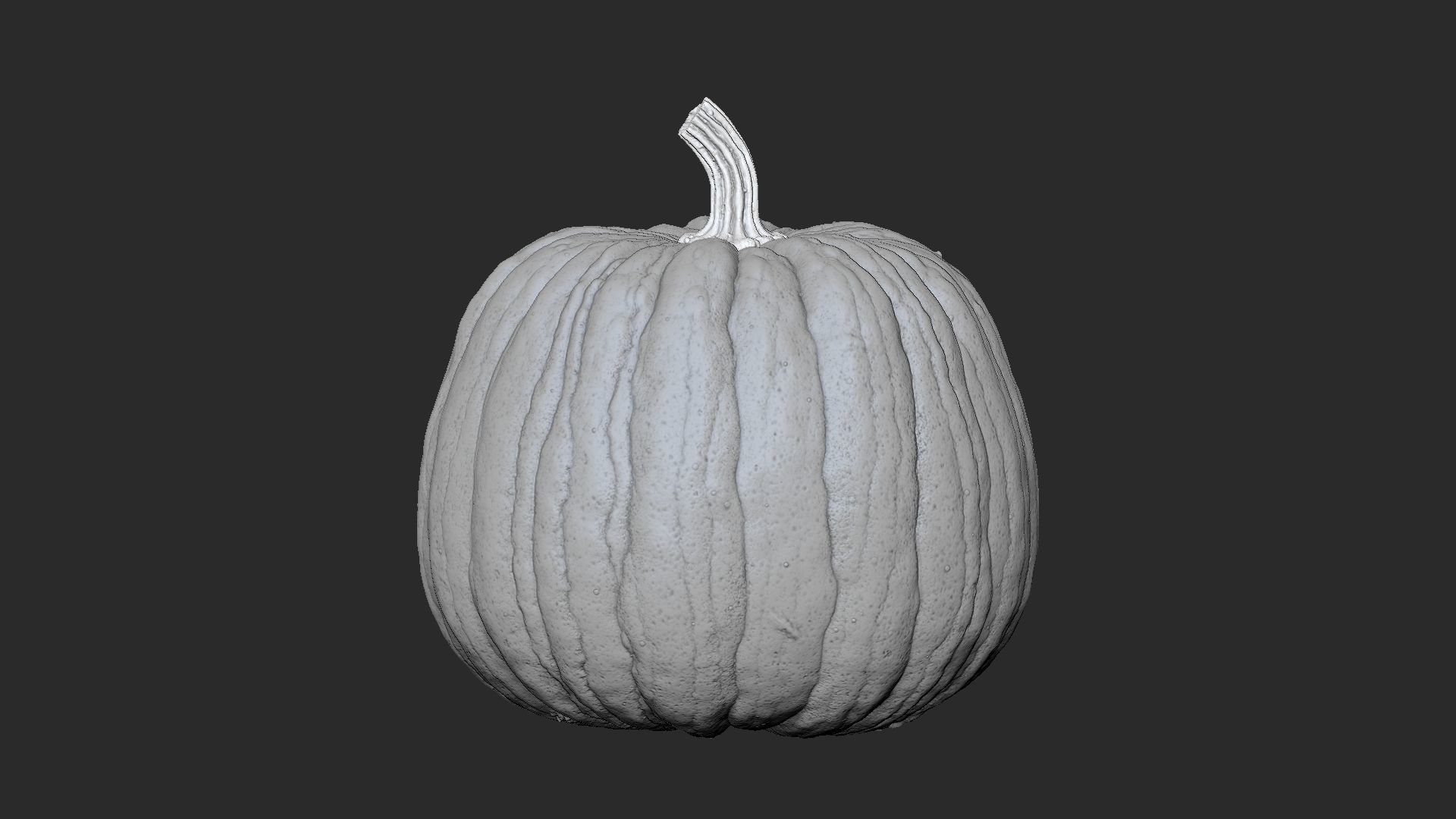 Halloween old pumpkin ZB high model 3D model_7