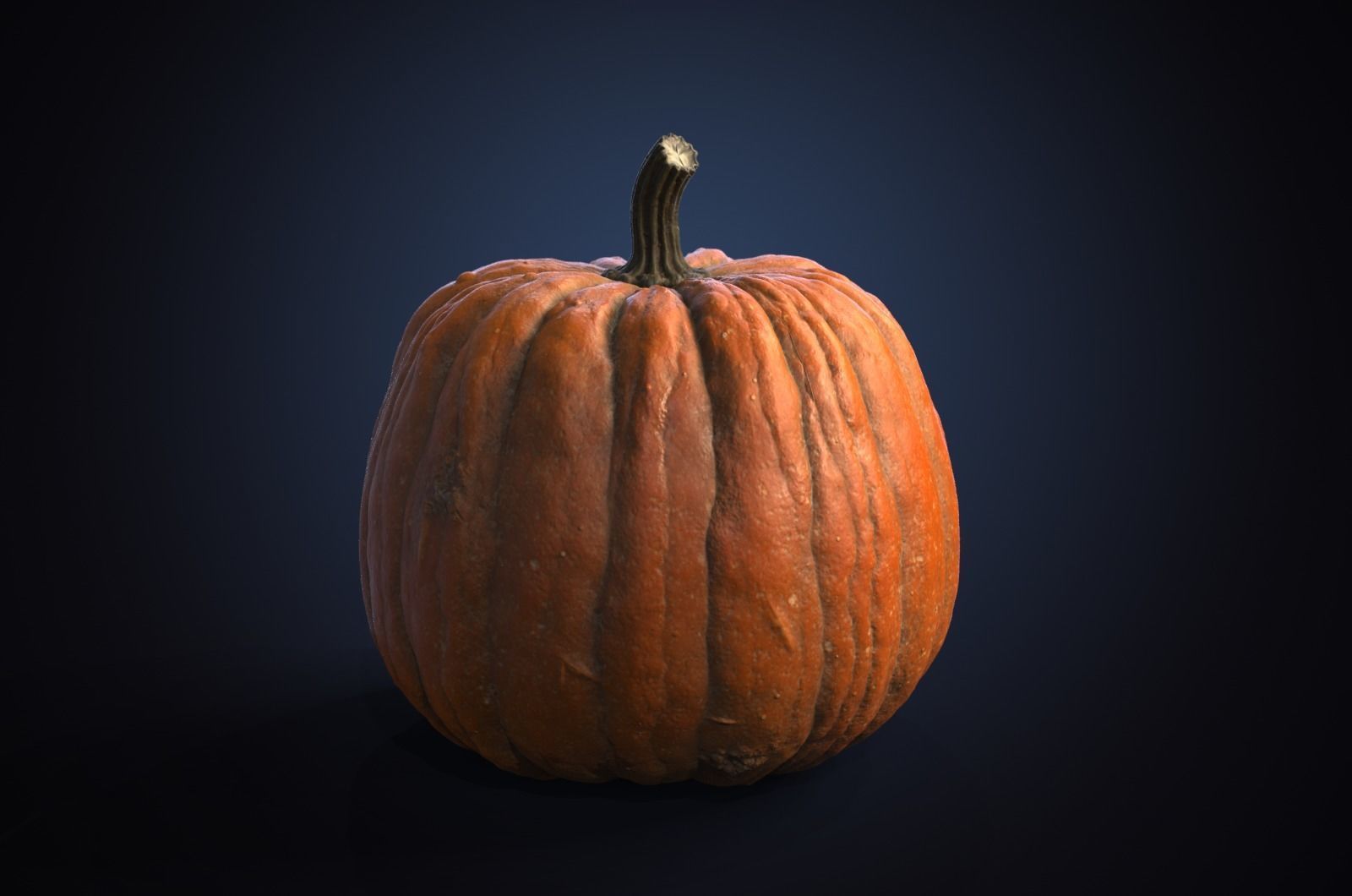 Halloween old pumpkin ZB high model 3D model_3