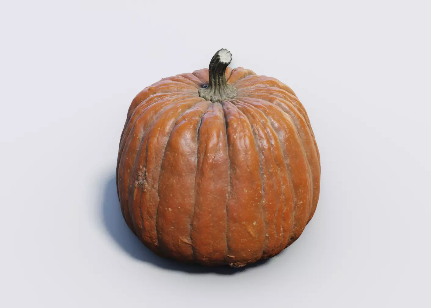 Halloween old pumpkin ZB high model 3D model_0