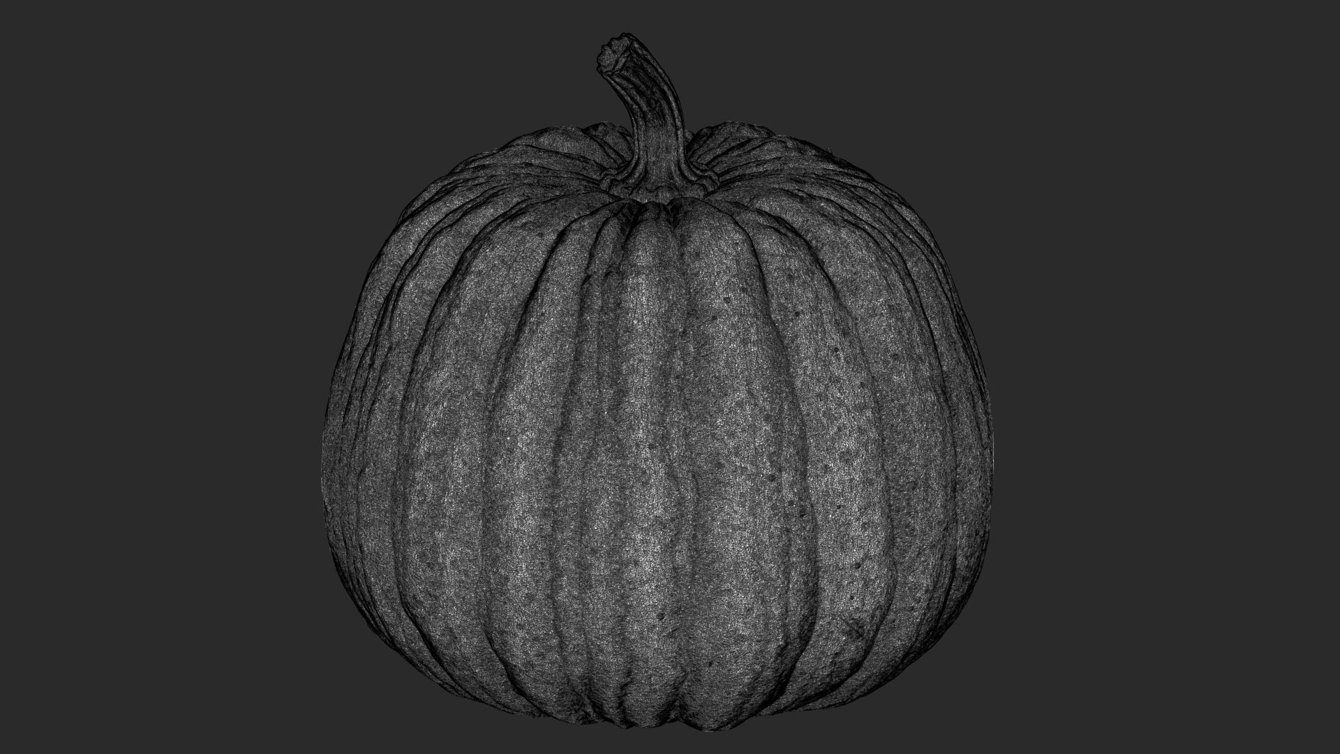 Halloween old pumpkin ZB high model 3D model_10