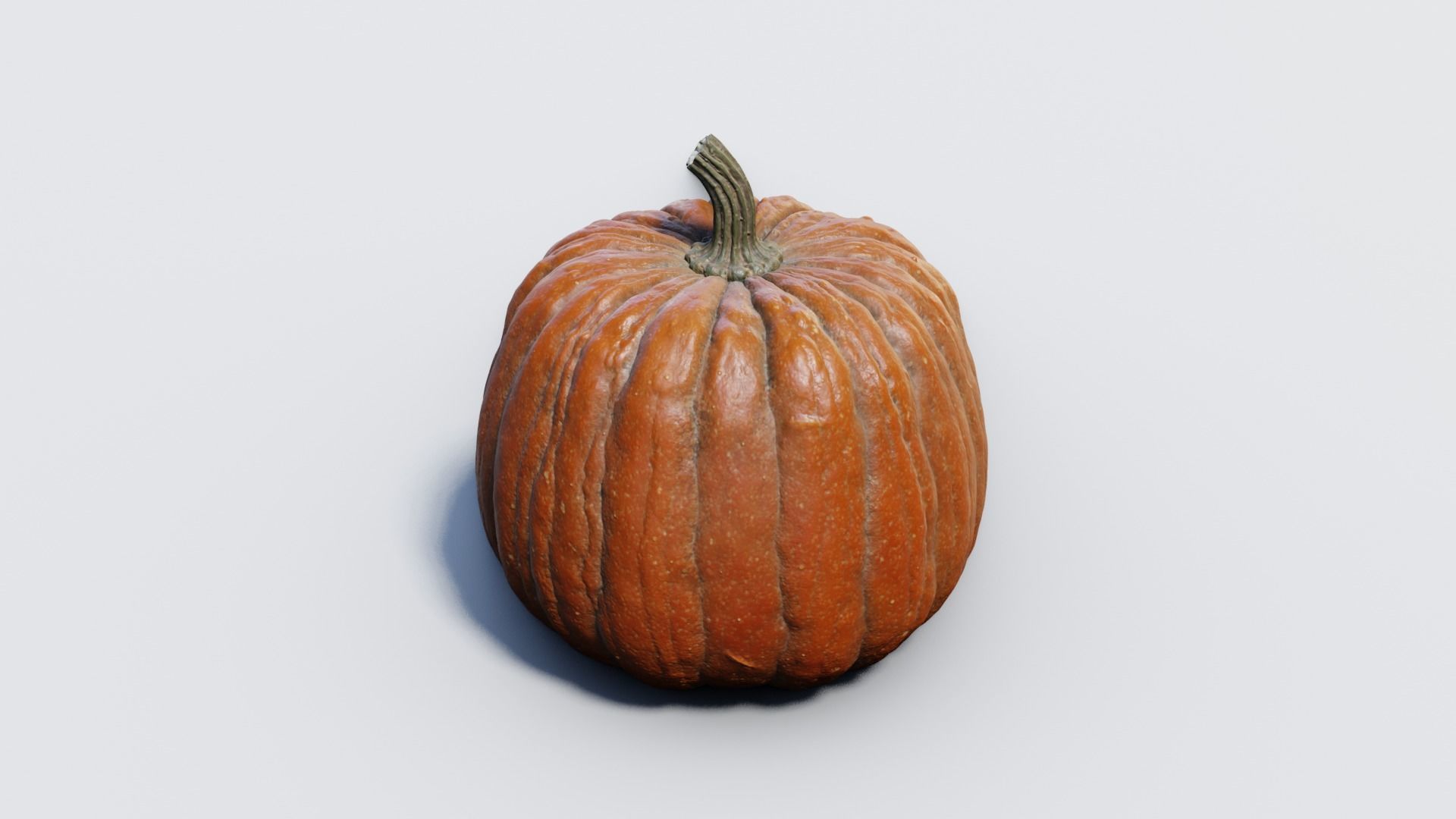 Halloween old pumpkin ZB high model 3D model_20