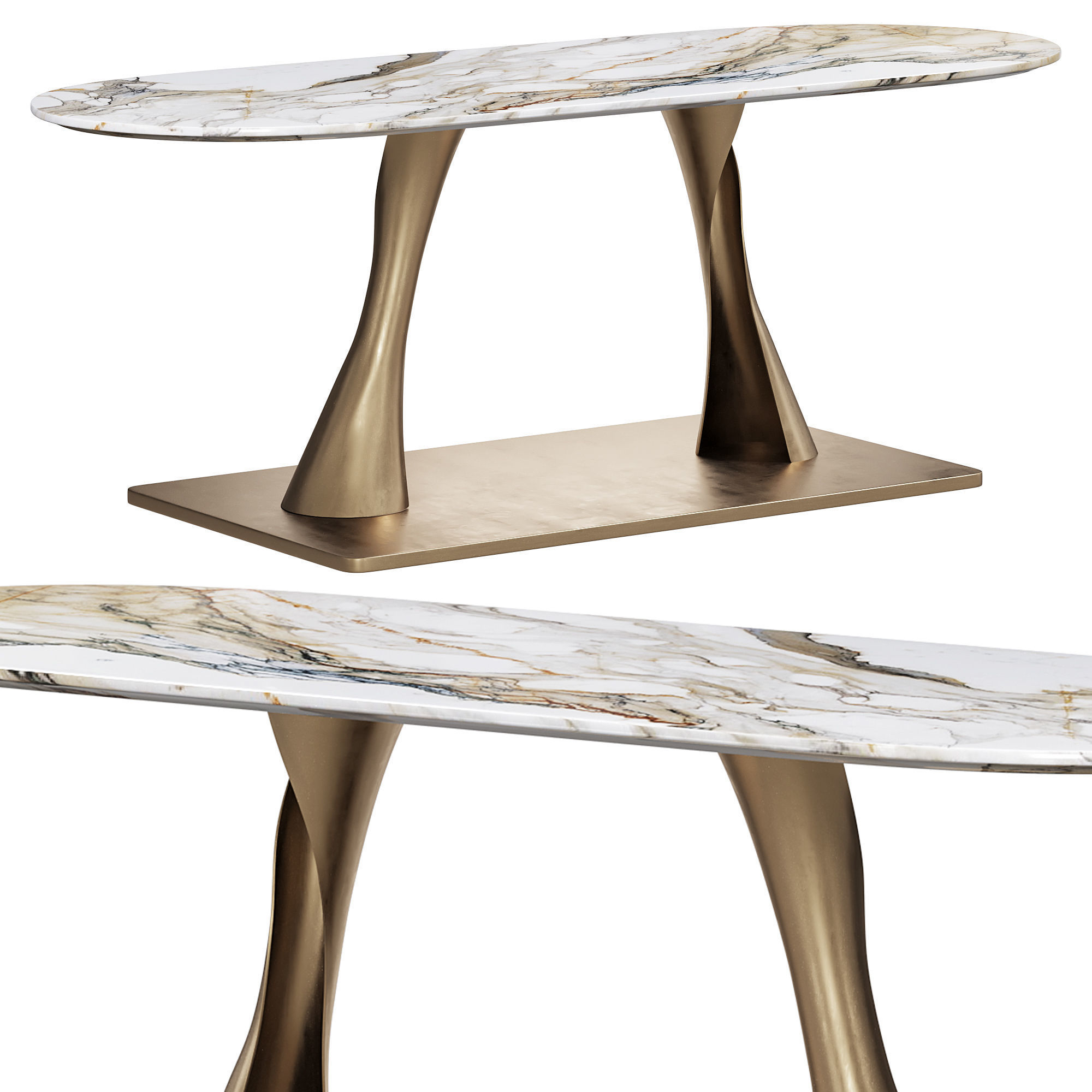 Rea console by Rugiano 3D model_1